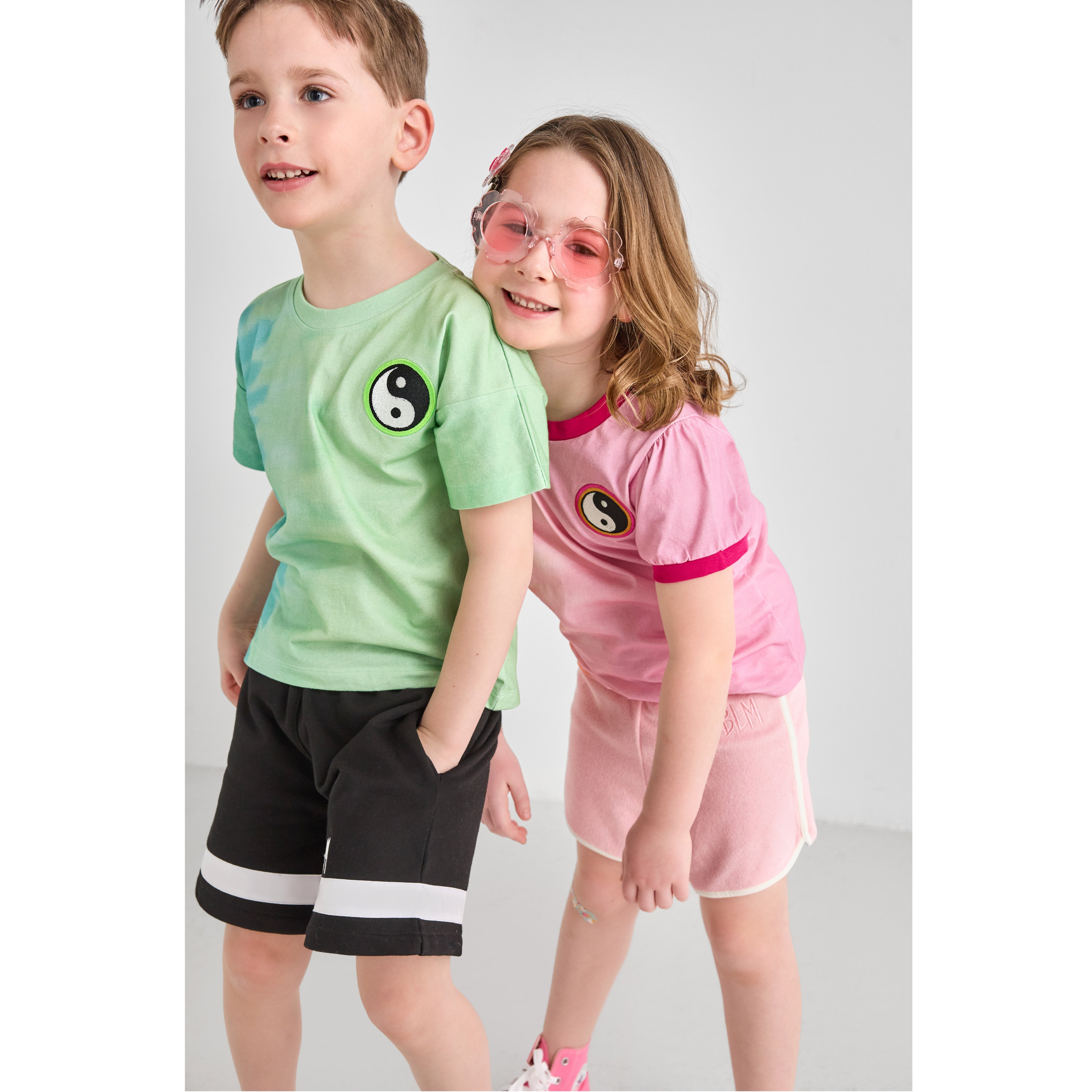 Green Tie-dye Yin Yang T-shirt
