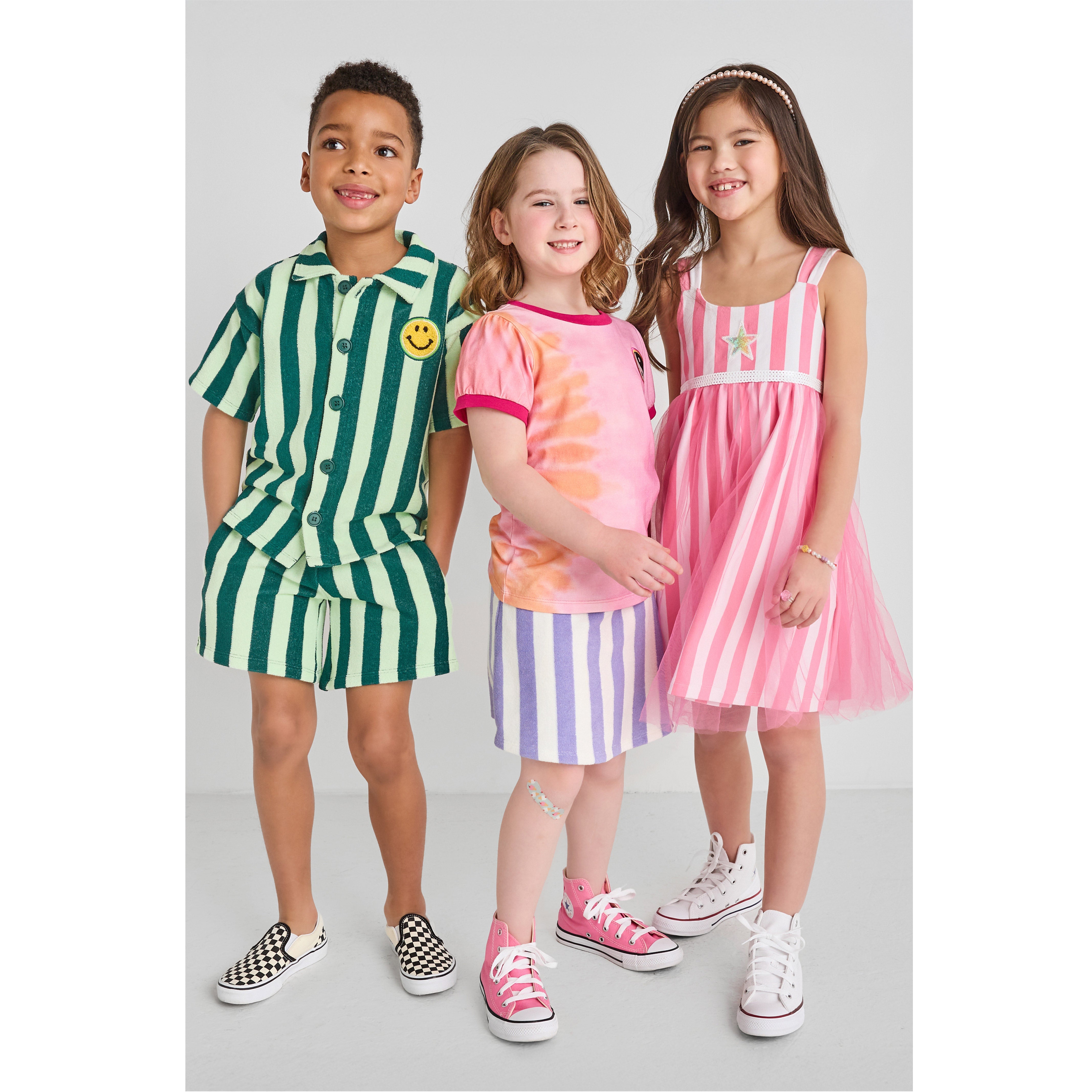 Striped Terry Shorts