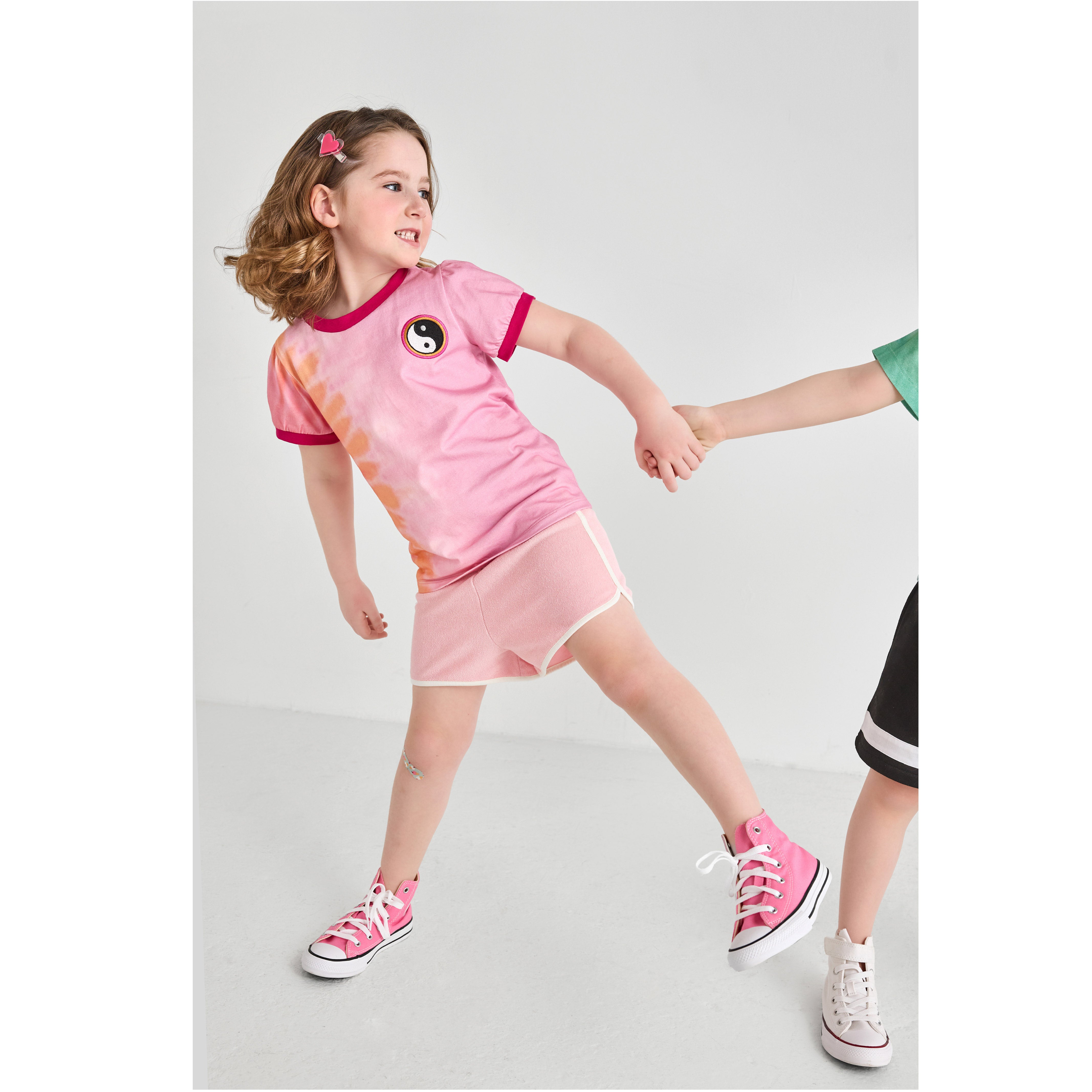 Retro Pink Terry Shorts