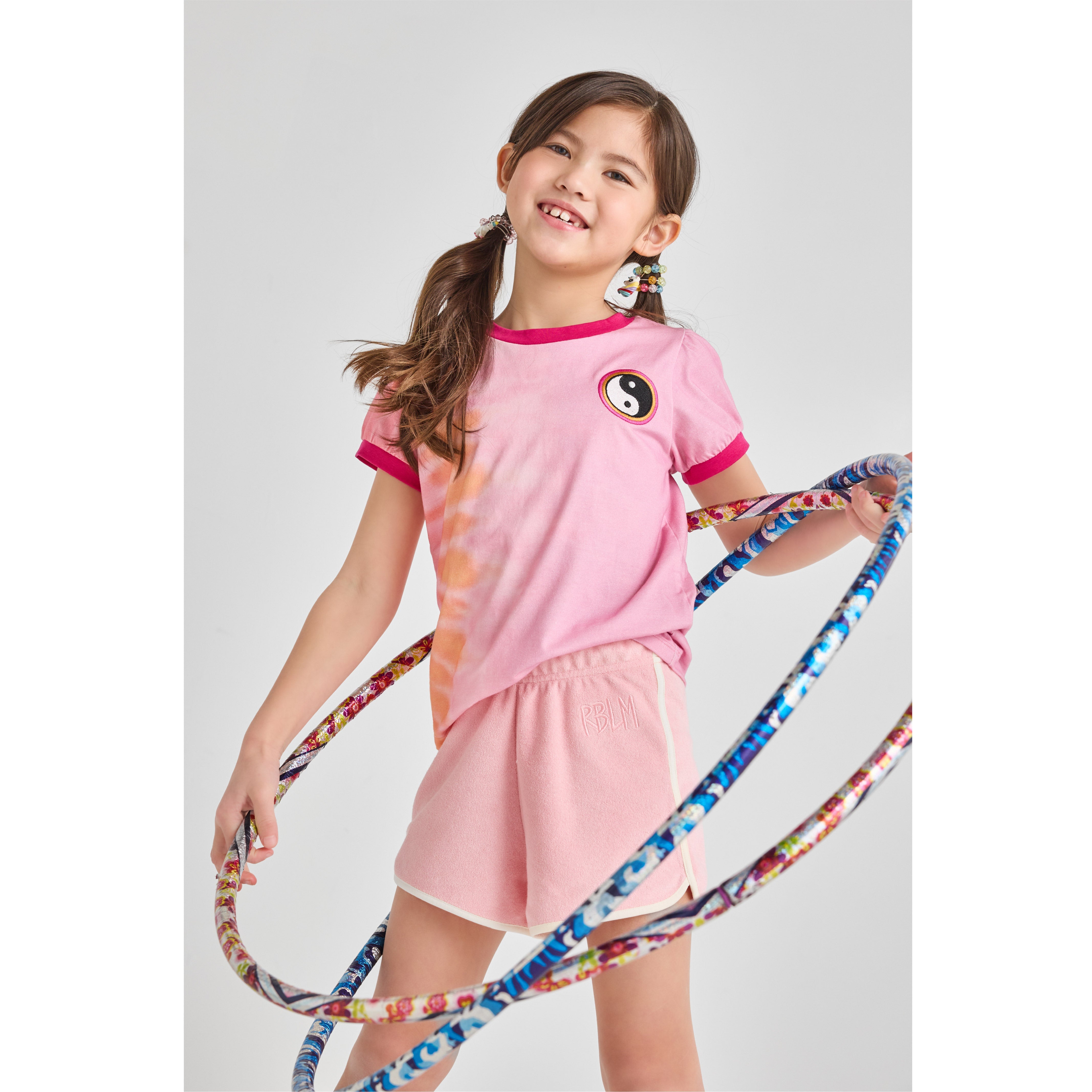 Retro Pink Terry Shorts