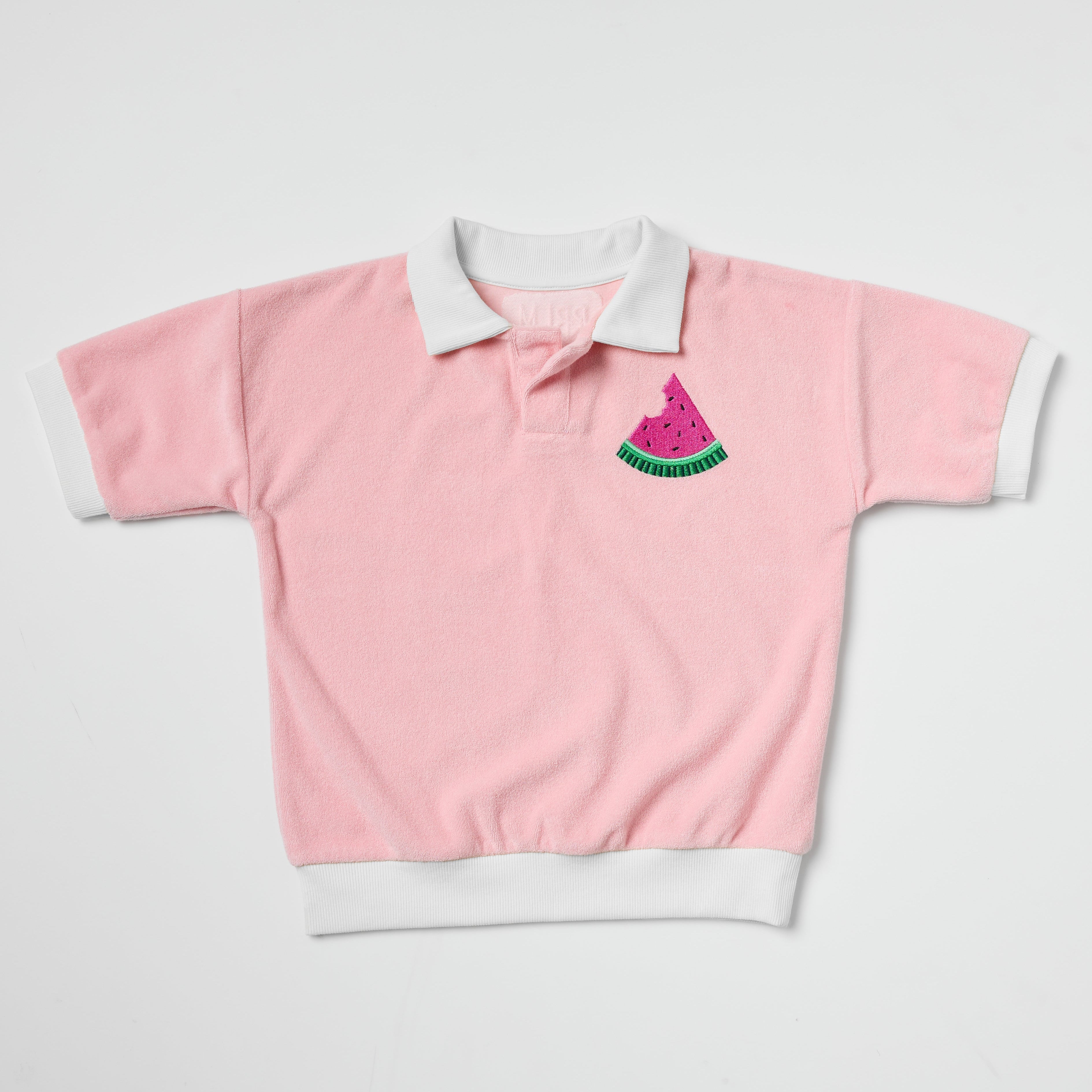 Watermelon Terry Polo