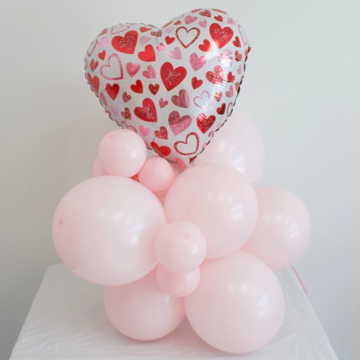 Sparkle Heart Balloon Bouquet