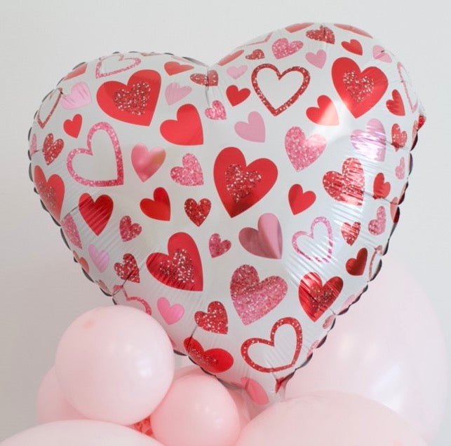 Sparkle Heart Balloon Bouquet