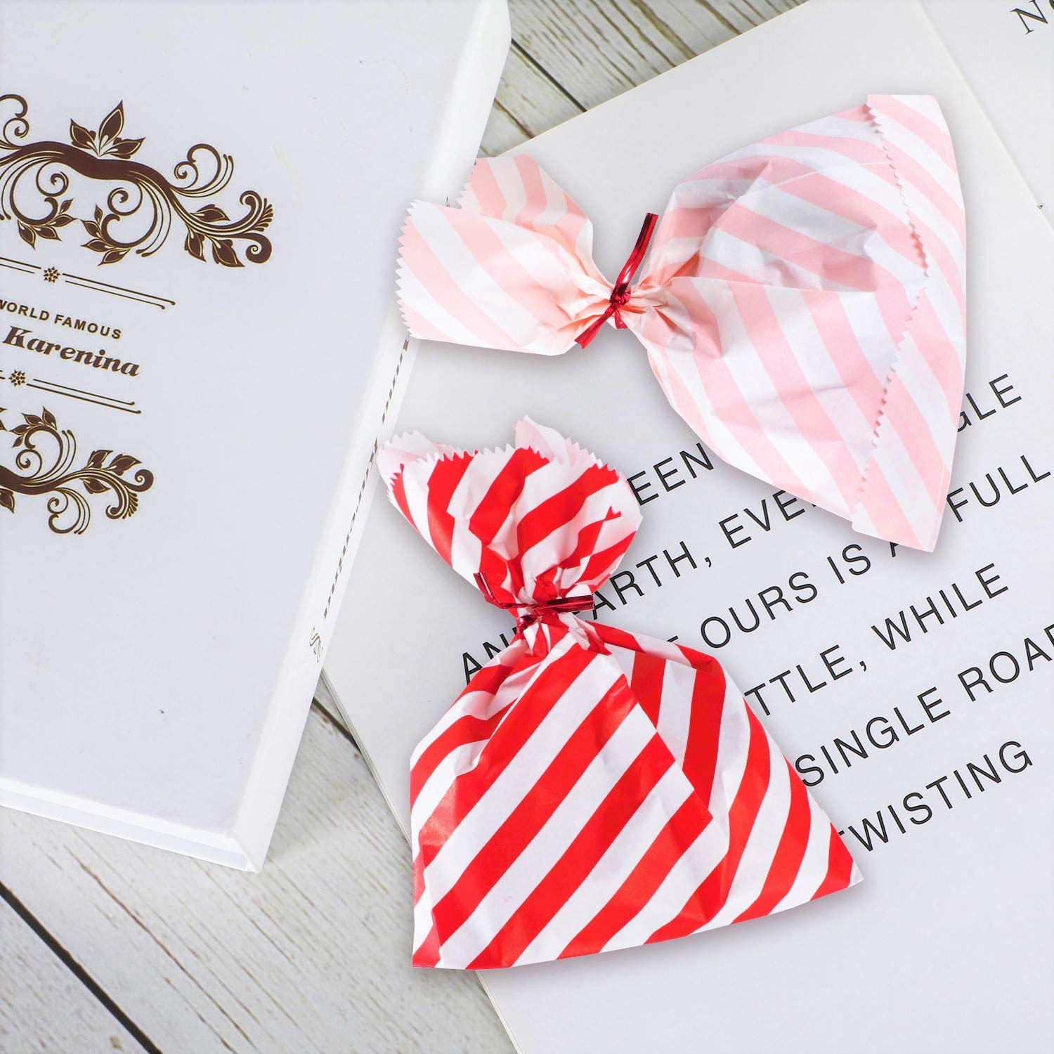 Red And Pink Treat Bags