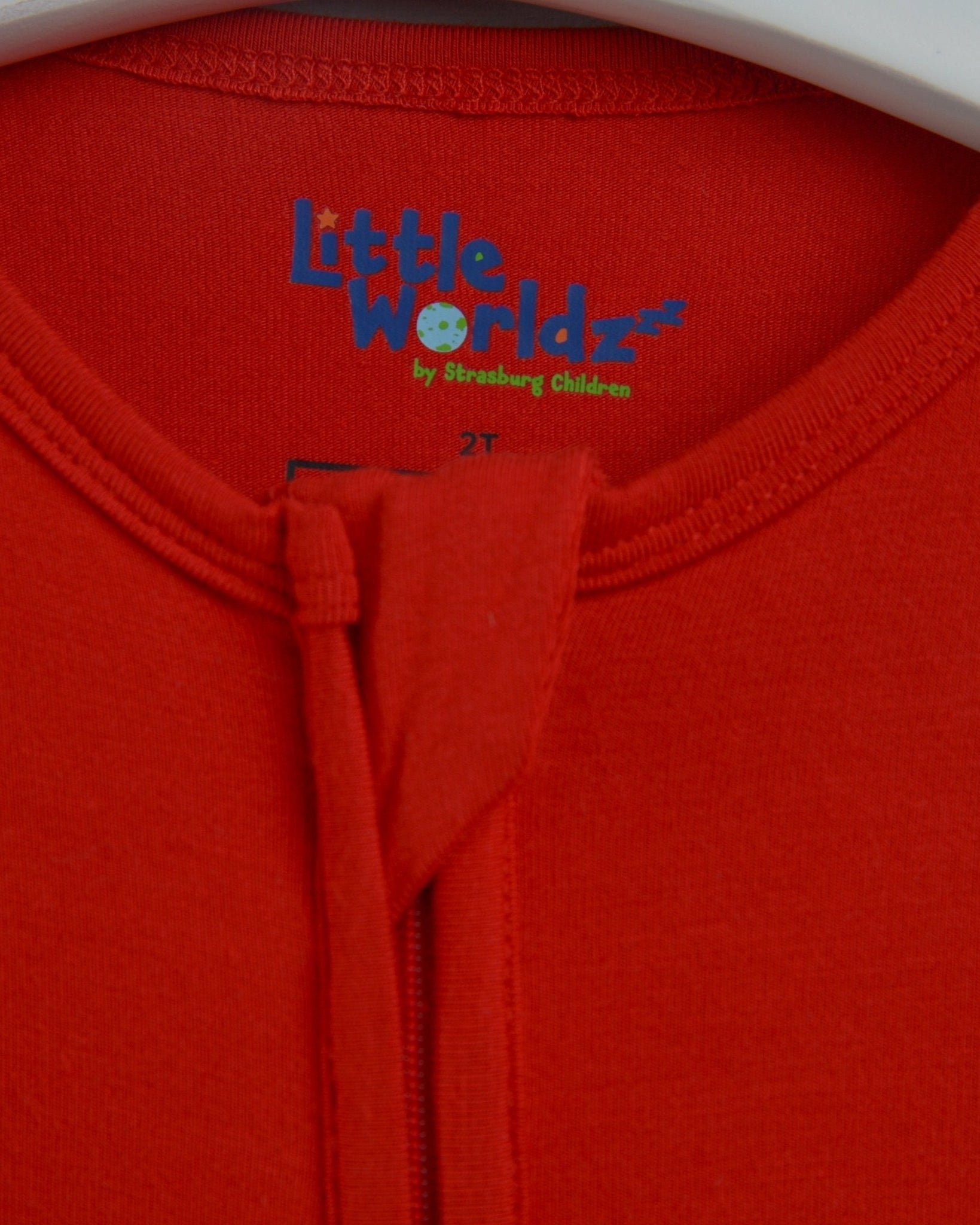 Red Bamboo Romper