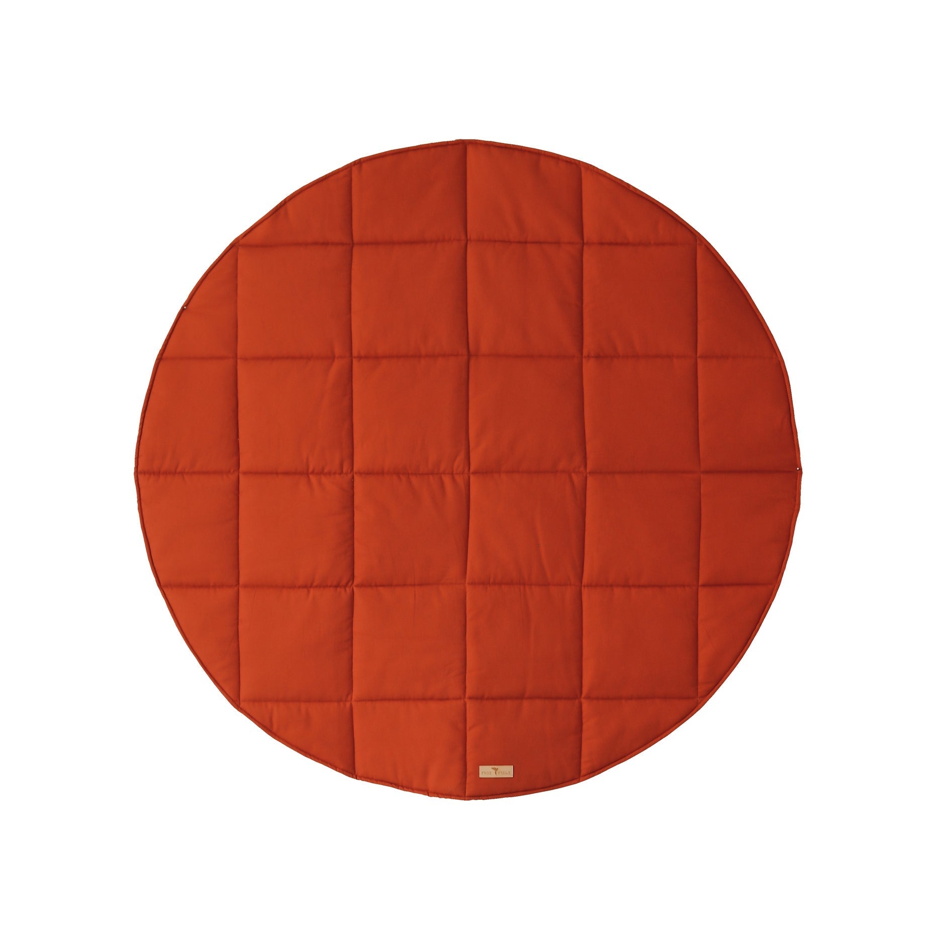 red Fox Round Cotton Mat