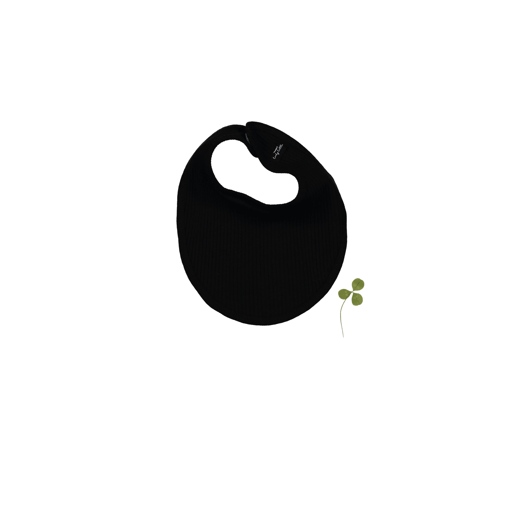 The Bib - Black Ribbed