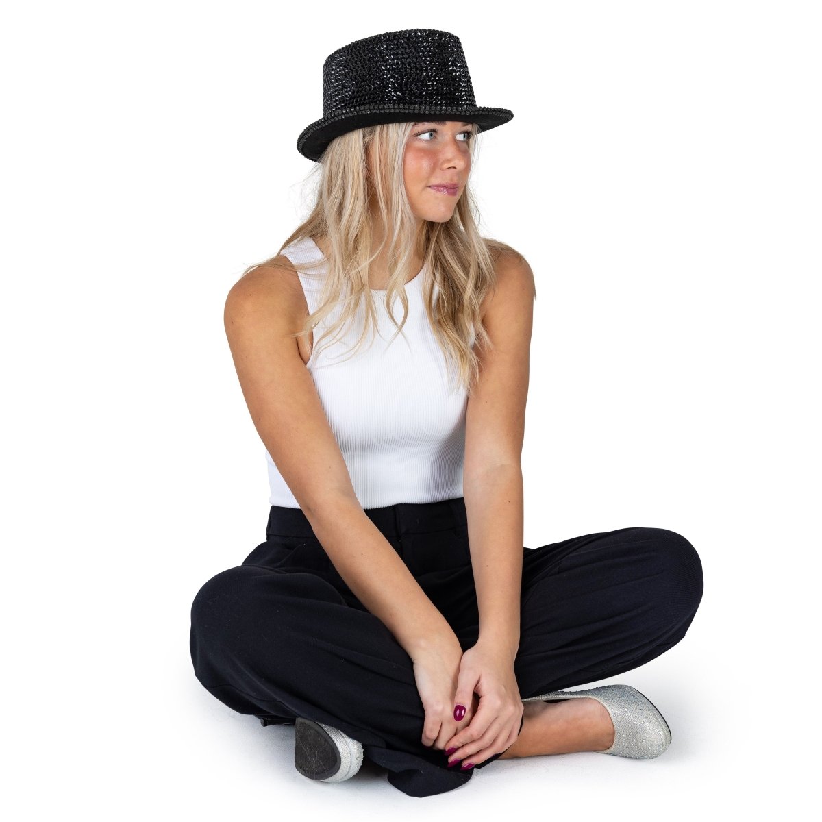 Rhinestone Top Hat