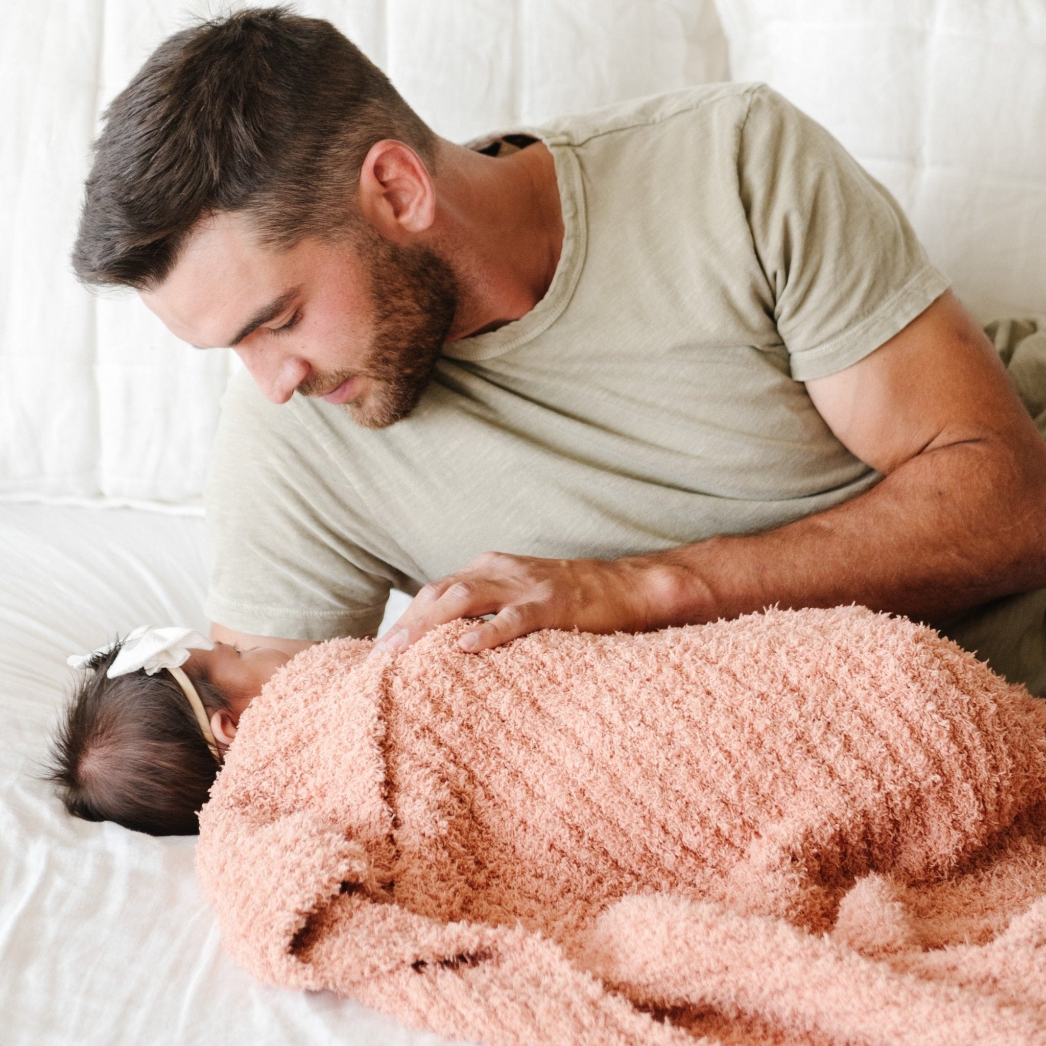 Ribbed Bamboni® Receiving Blankets