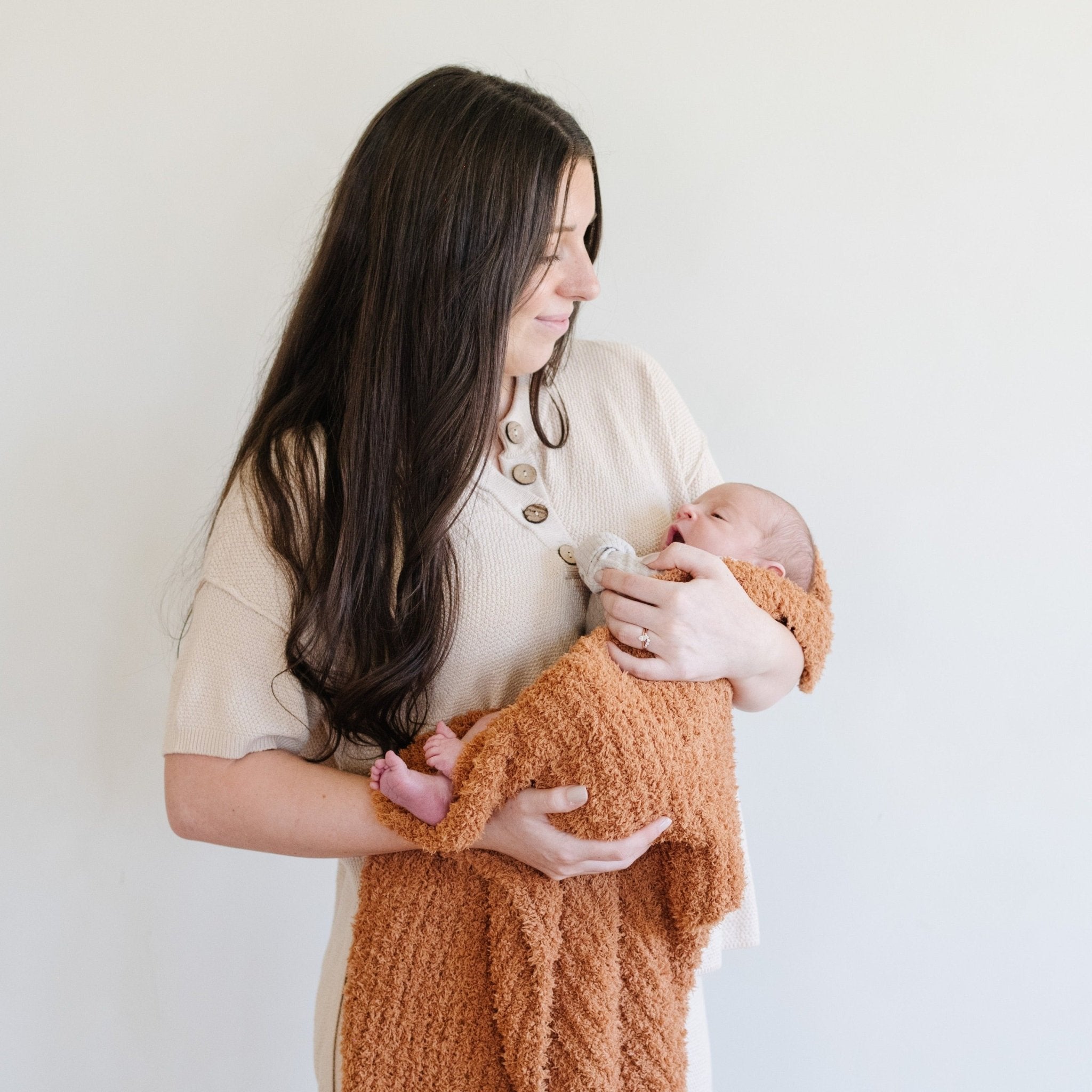Ribbed Bamboni® Receiving Blankets
