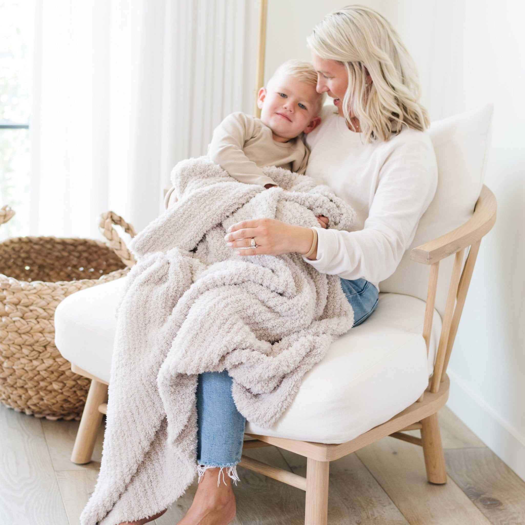 Ribbed Bamboni® Toddler Blankets