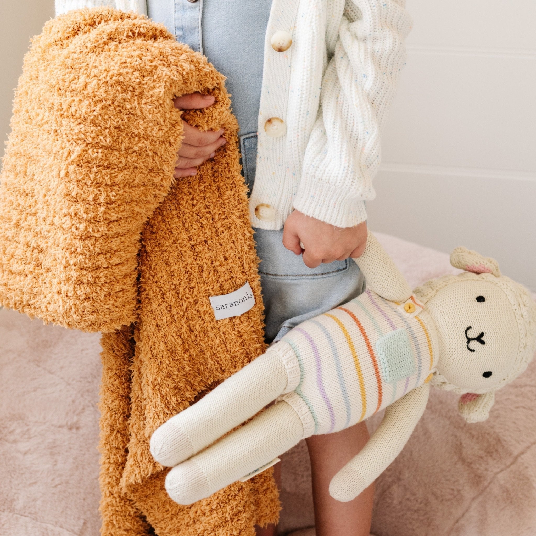 Ribbed Bamboni® Toddler Blankets
