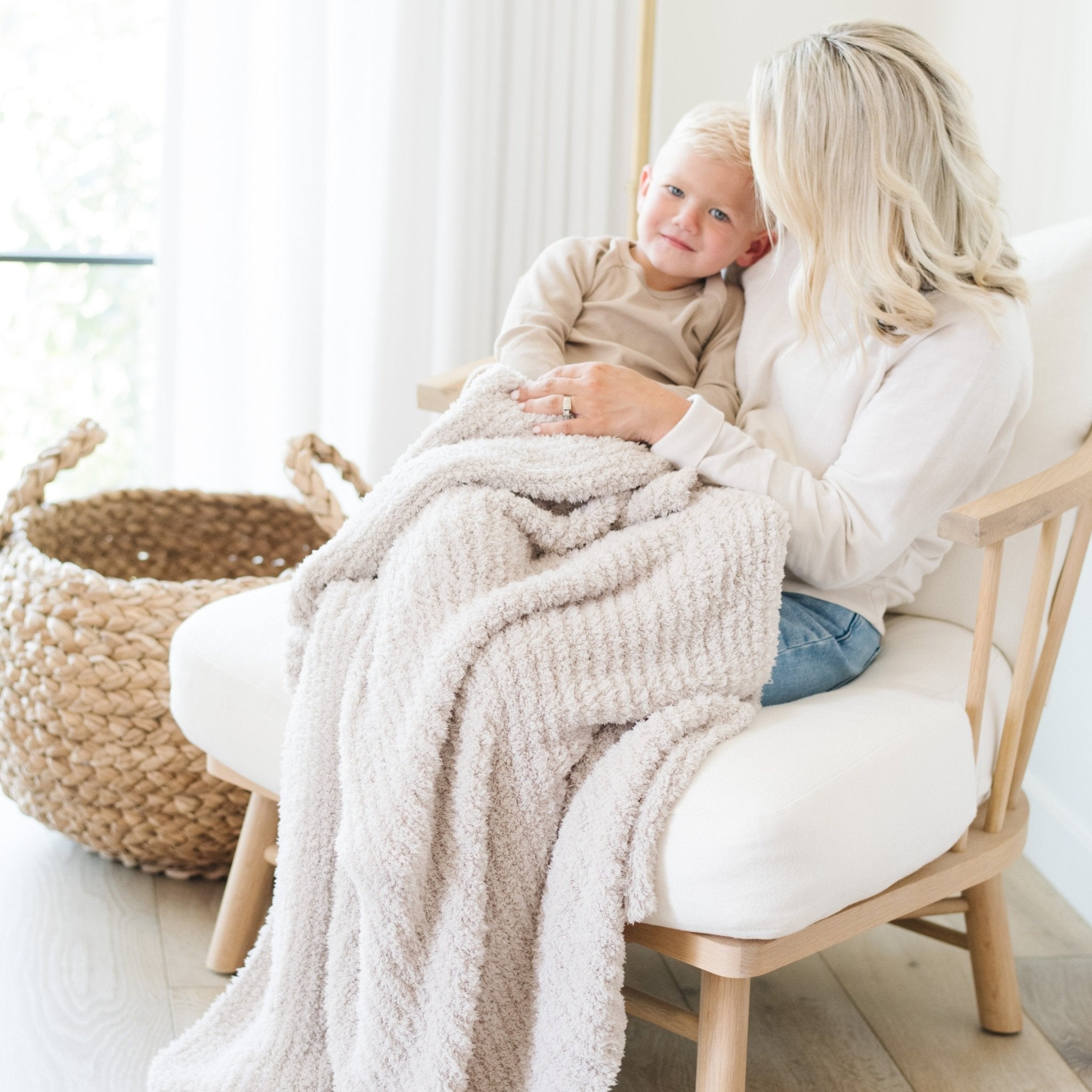Ribbed Bamboni® Toddler Blankets