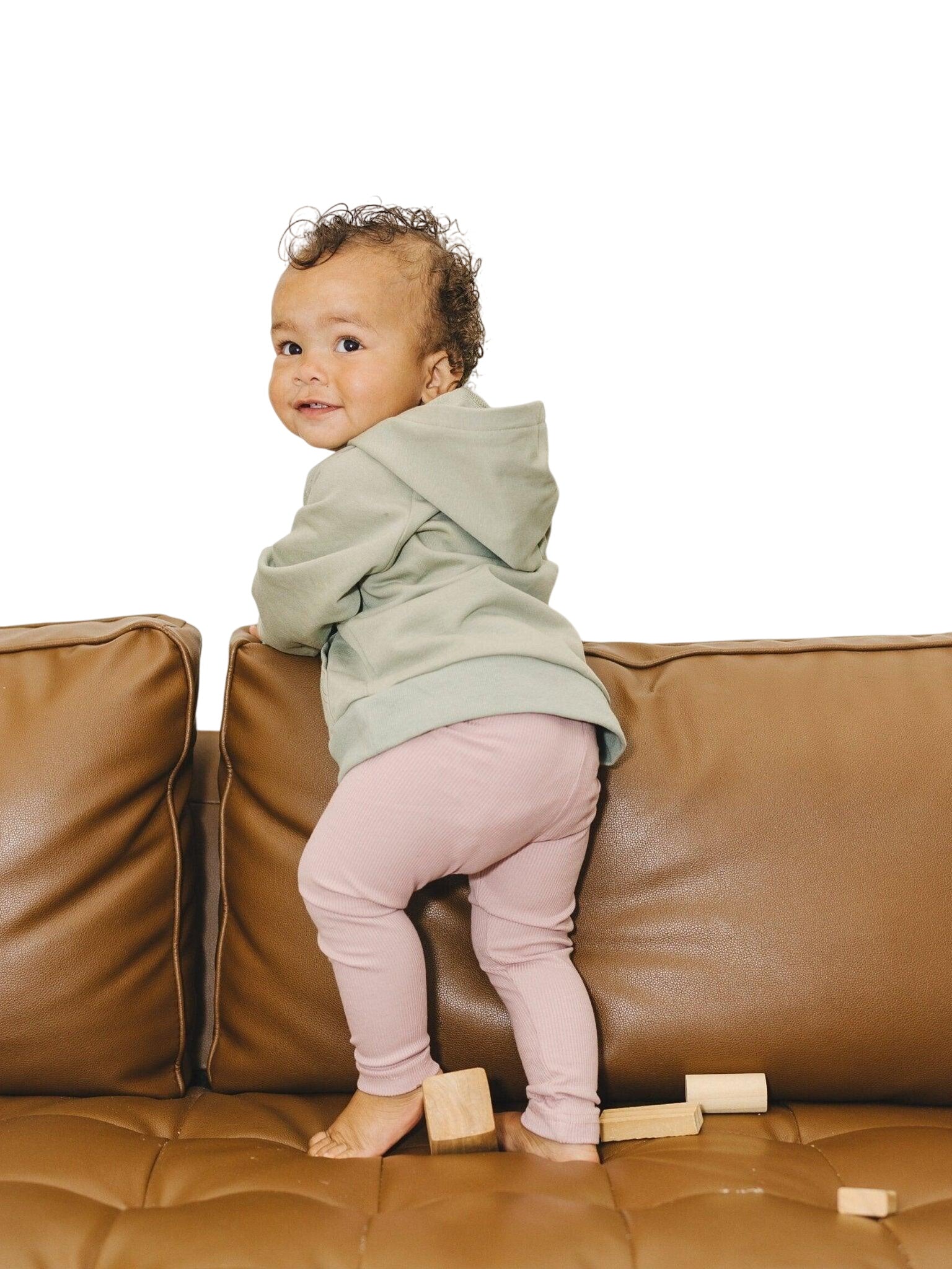 Cozy Ribbed Bamboo Leggings For Kids - Multiple Colors