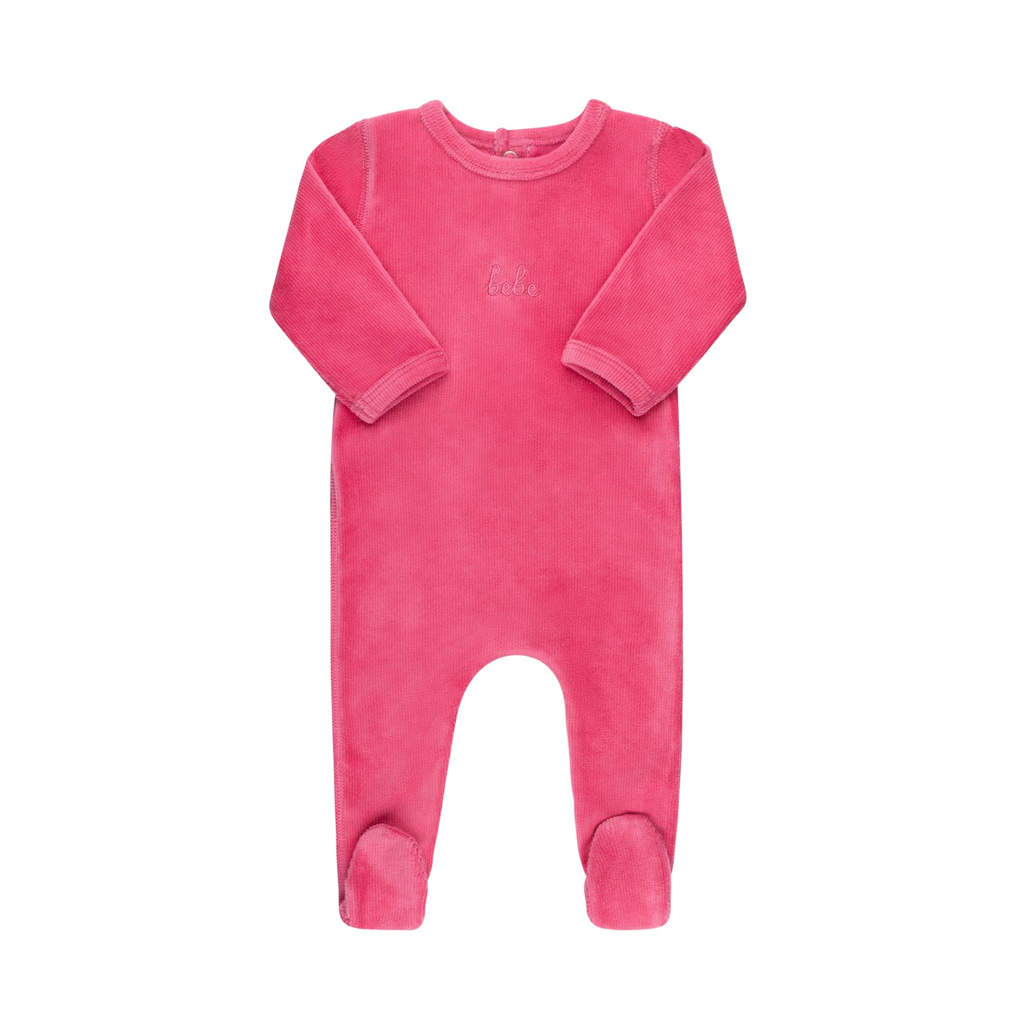 Ribbed Velour Bebe Layette Set