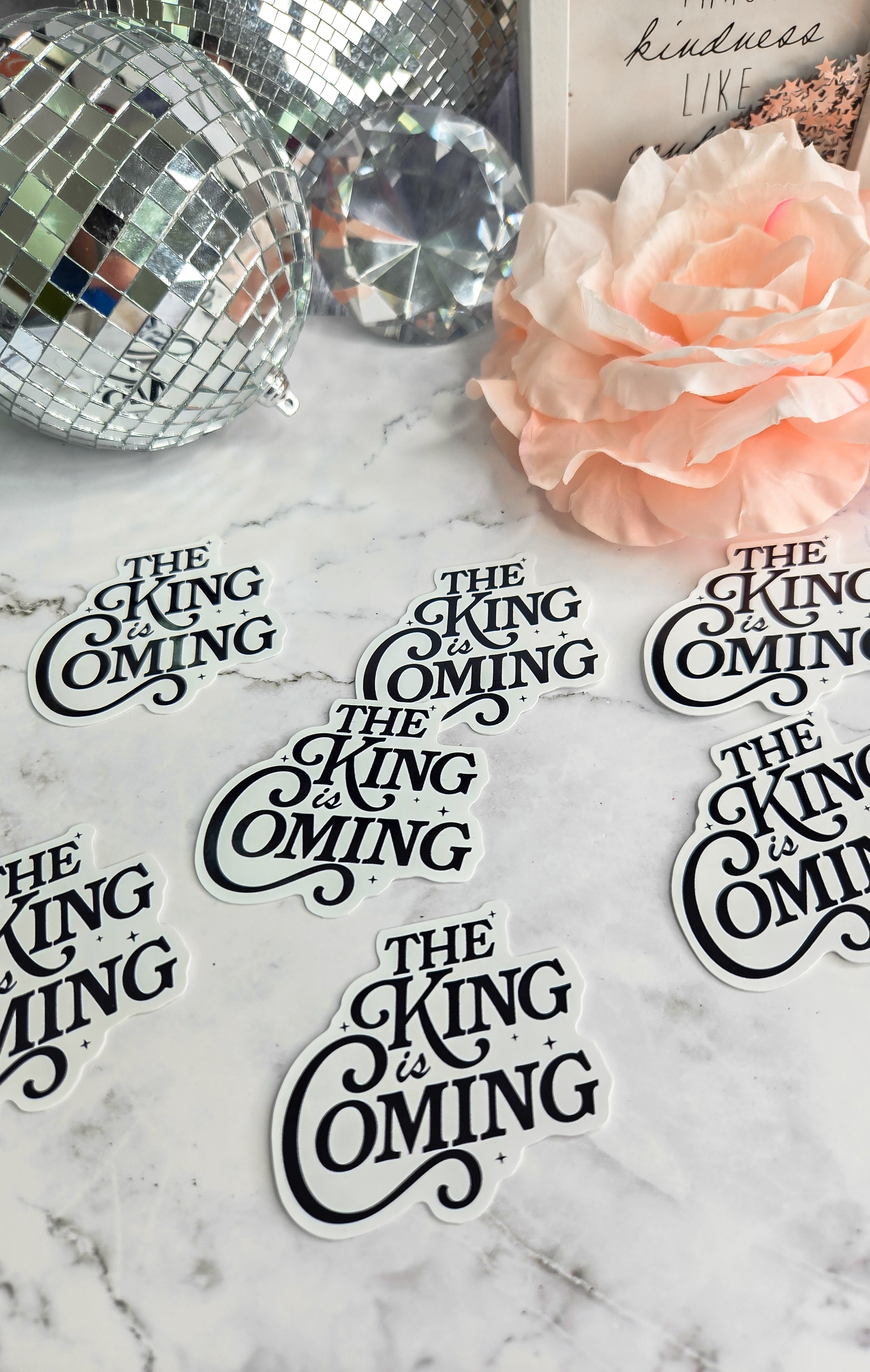 The King Is Coming Sticker