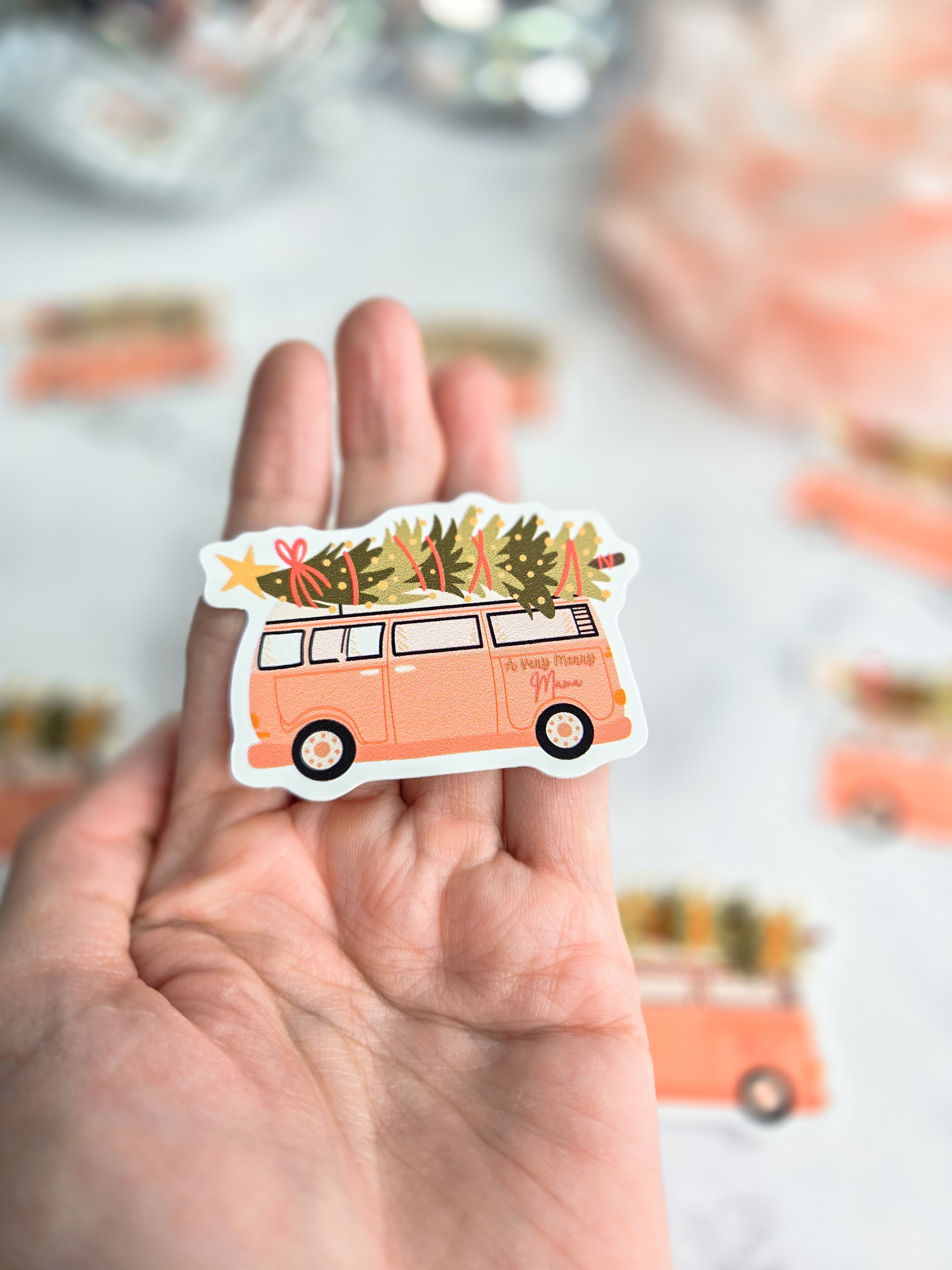 A Very Merry Mama Sticker