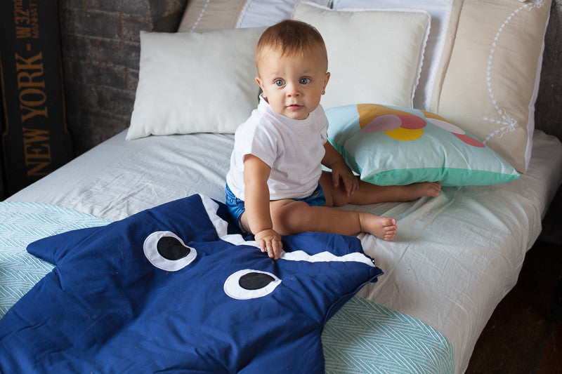 Sleeping Bag Whale Blue Ocean