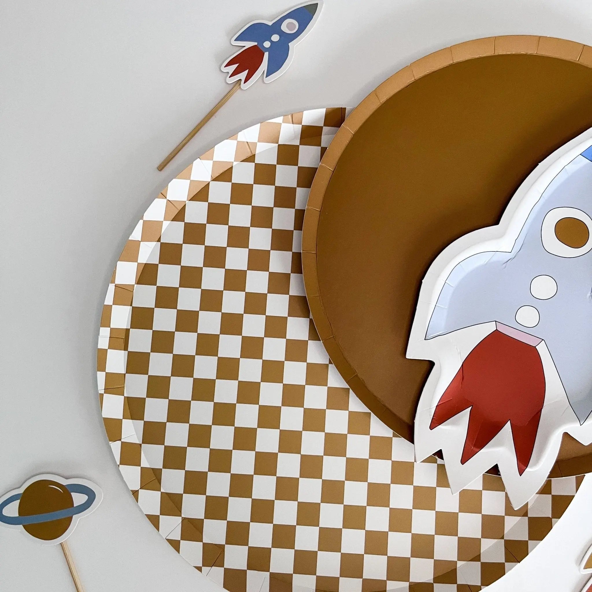 Rocketship Toppers (set Of 8)