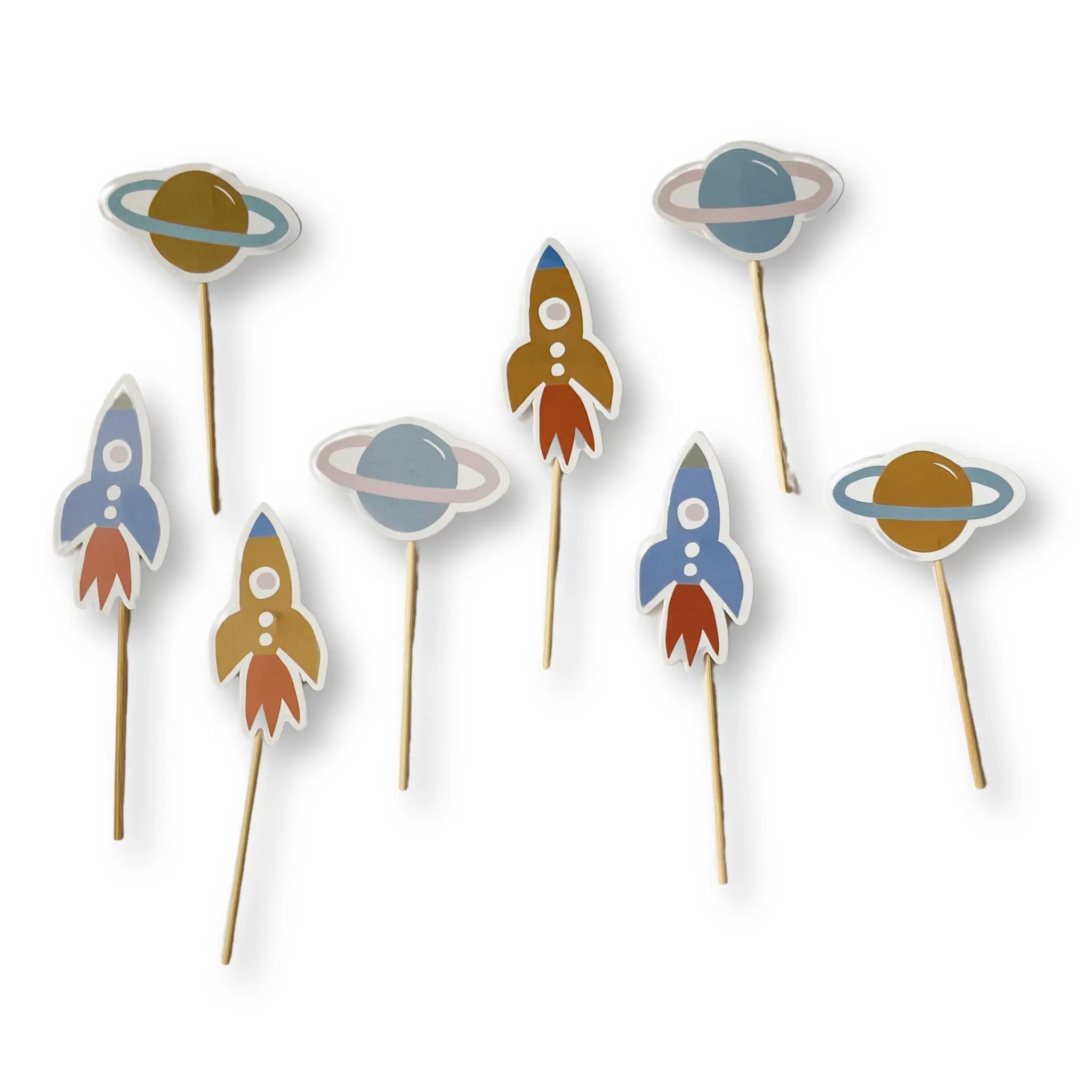 Rocketship Toppers (set Of 8)