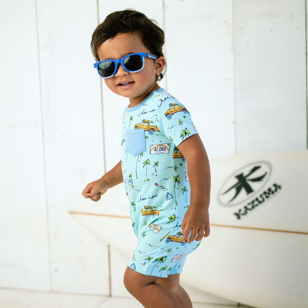 We Go Holoholo Shortie Bamboo Romper