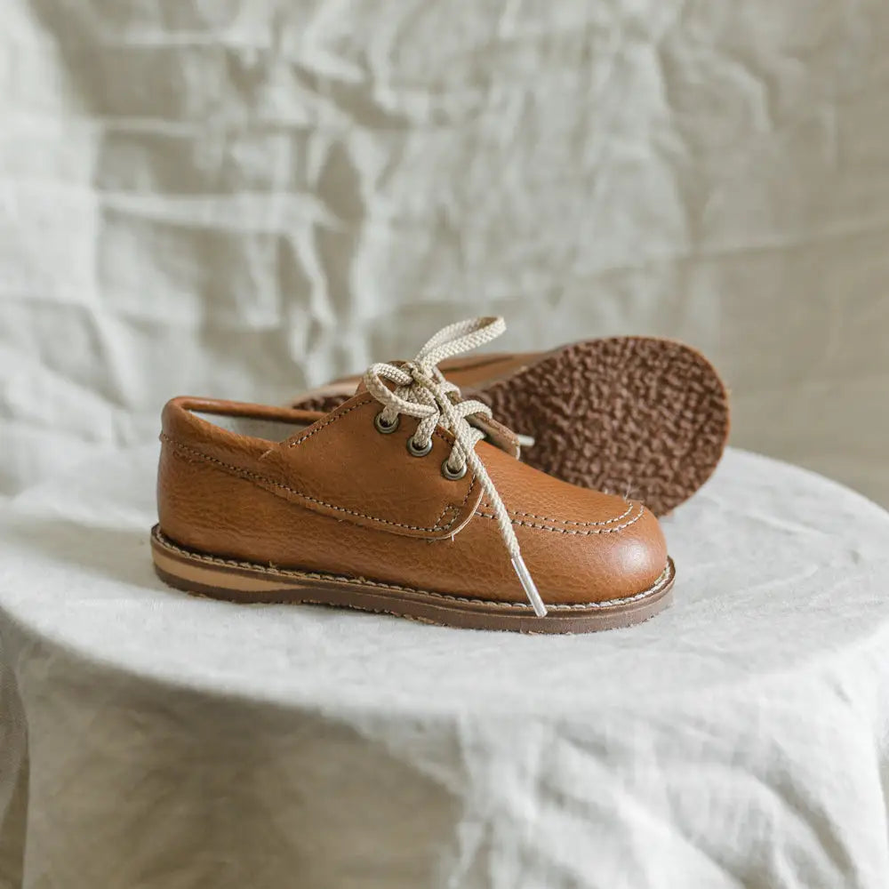 Rory Boat Shoe - Cognac