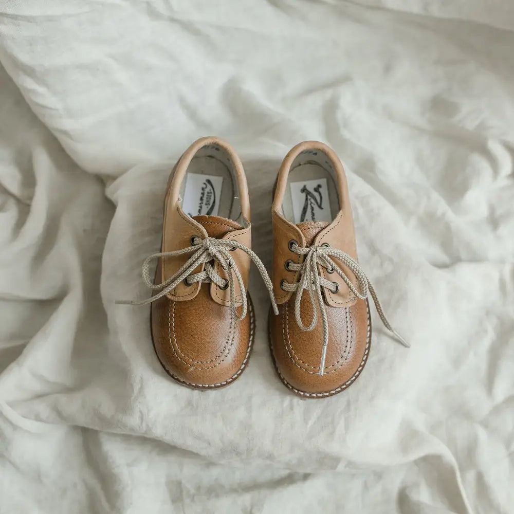 Rory Boat Shoe - Tan/cognac