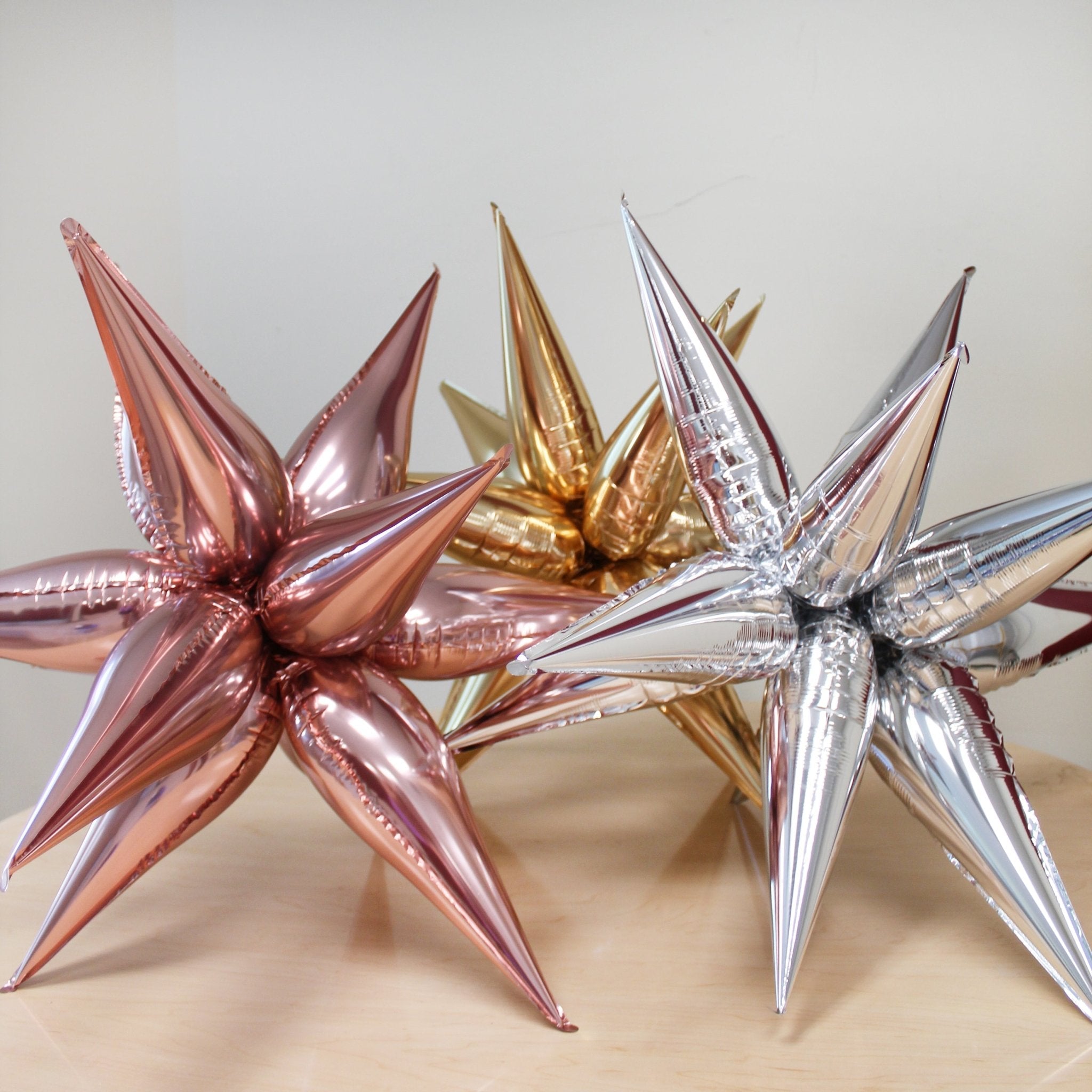 Rose Gold Starburst Cluster Balloon (26 Inches)
