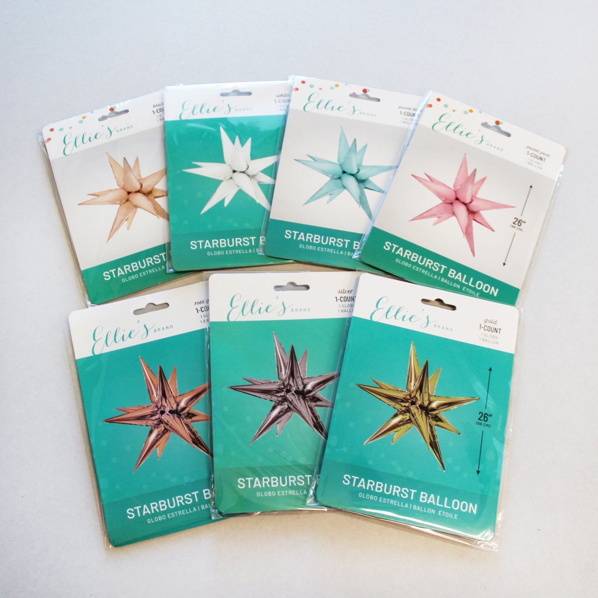 Rose Gold Starburst Balloon