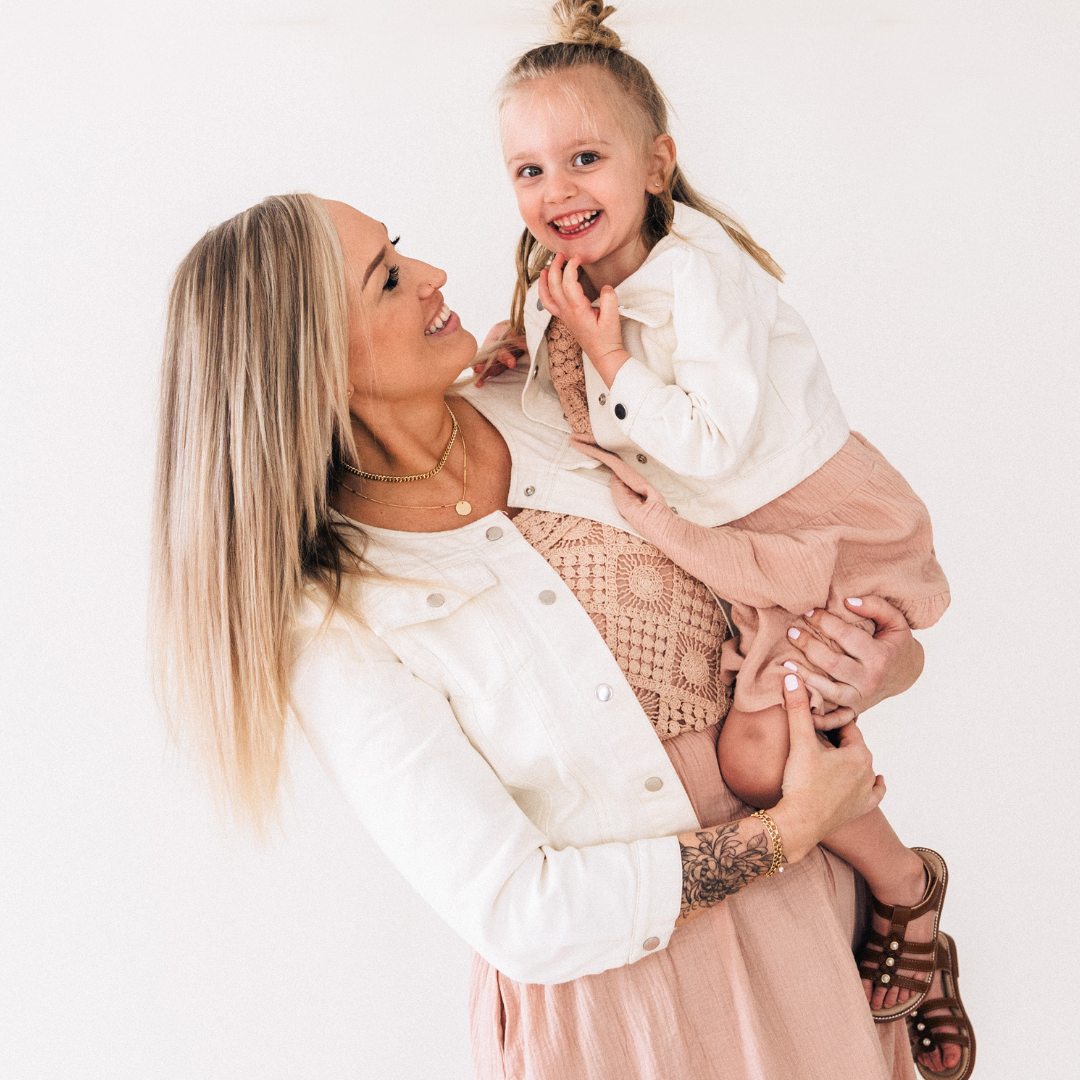 Dusty Rose Crochet Mommy & Me Dress - Child