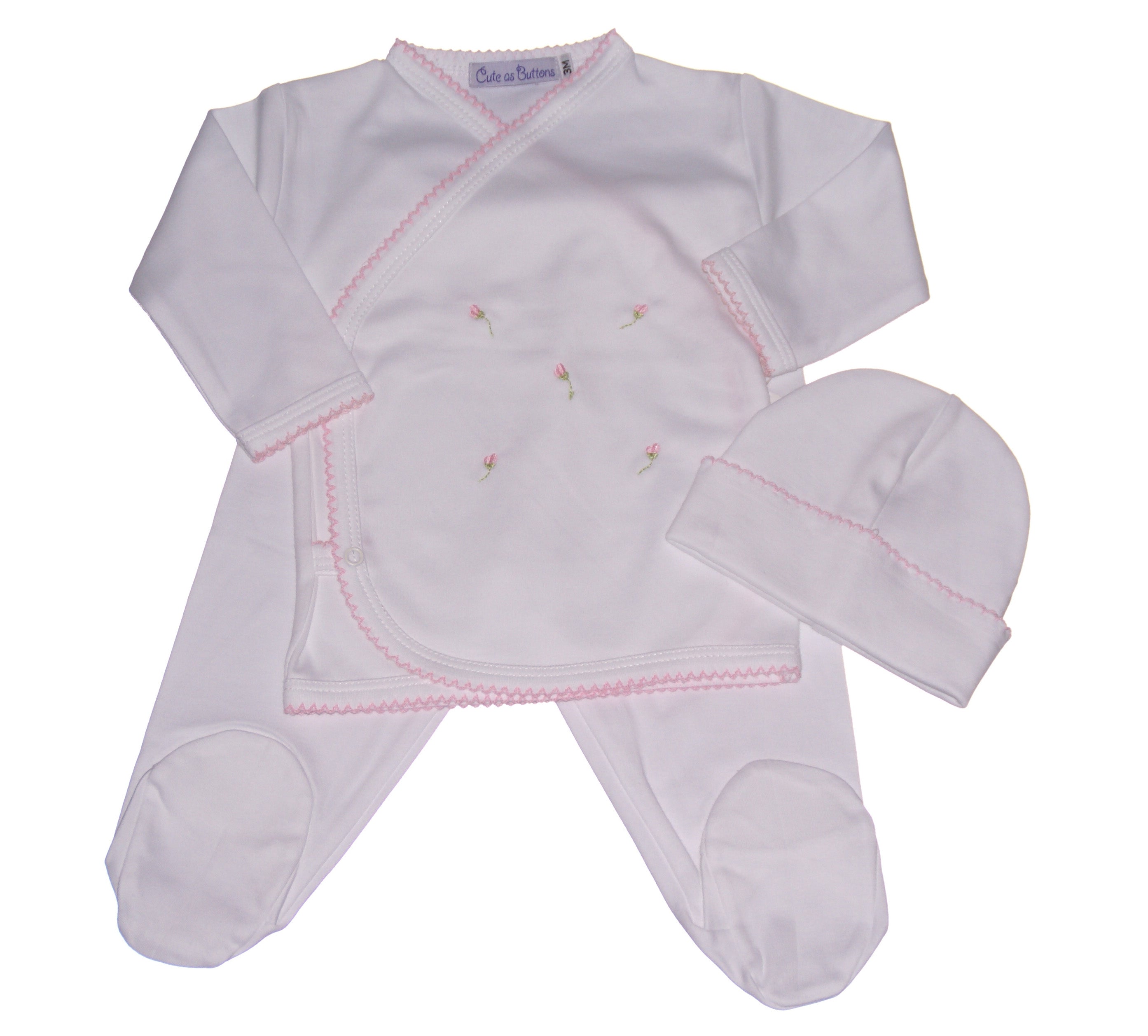 Rosebud Take Me Home Layette 3 Piece Set