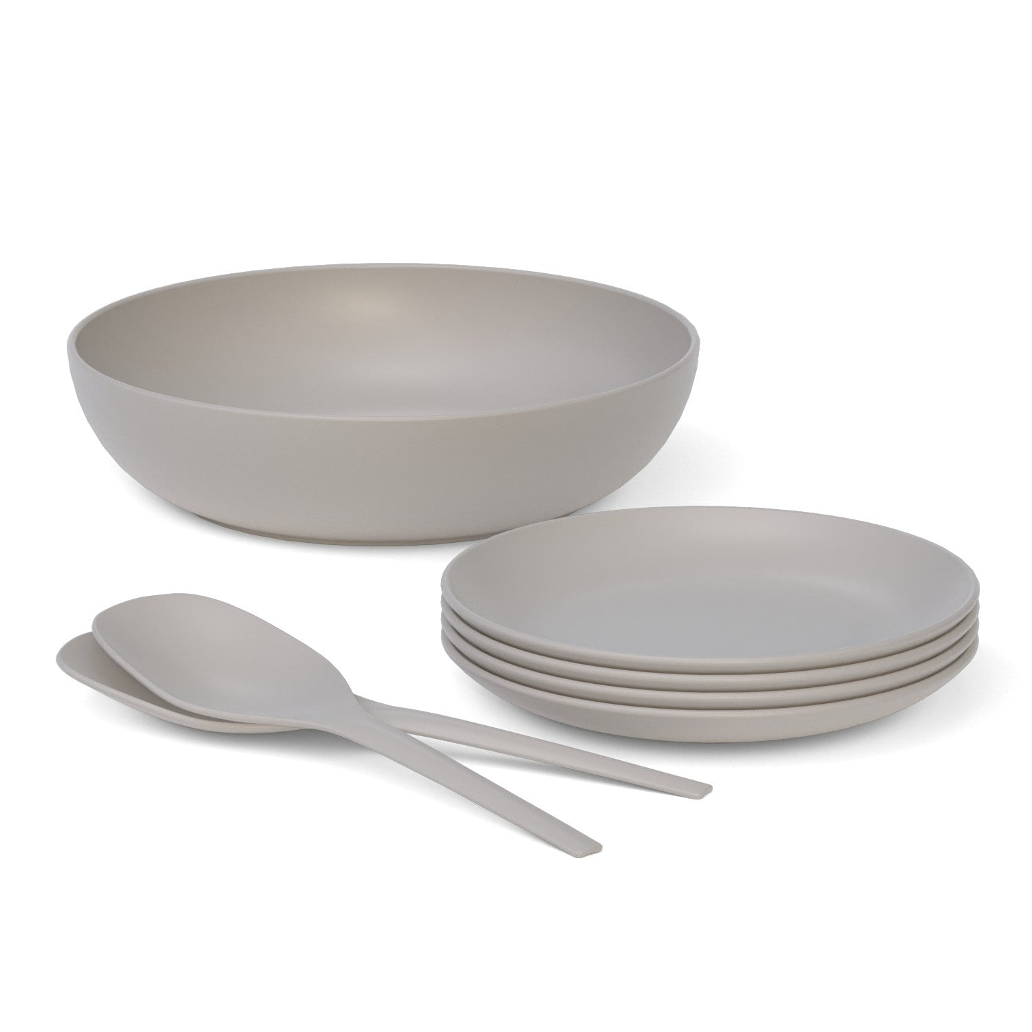 8 " Round Side Plate Set Of 4 - Stone