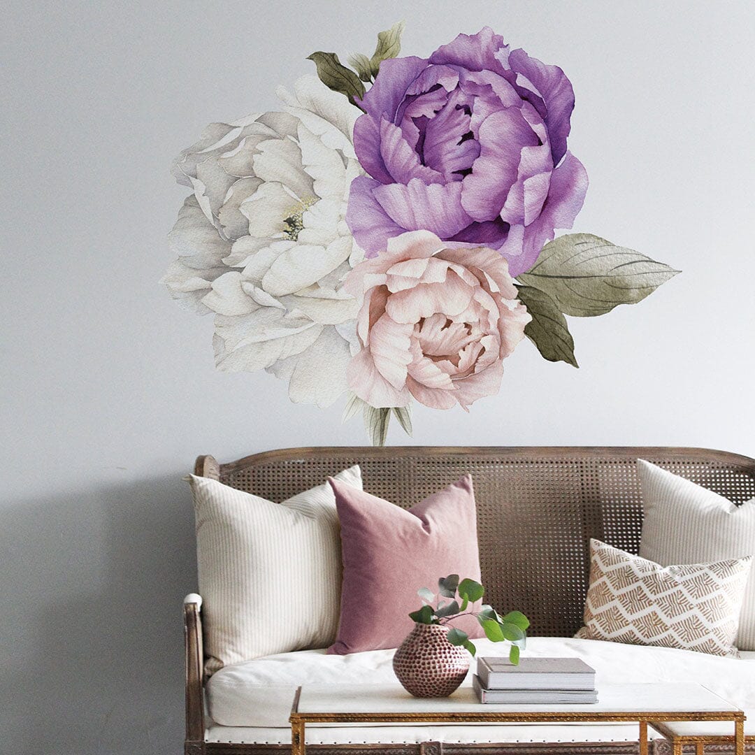 Royal Bliss Peonies Wall Decals
