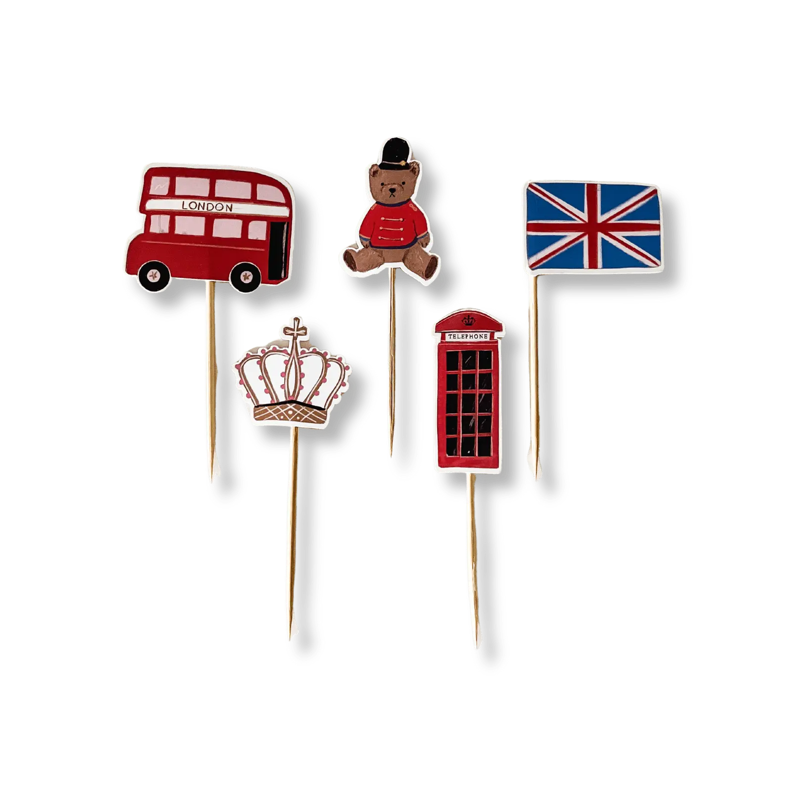 London Cupcake Toppers