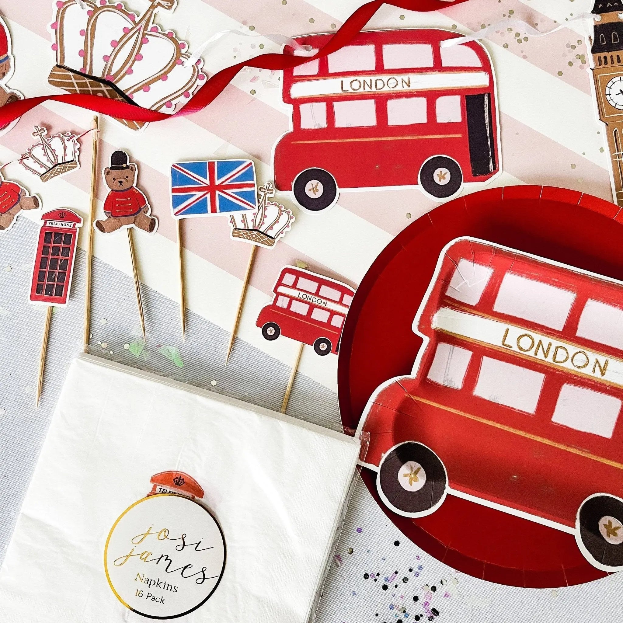 London Cupcake Toppers