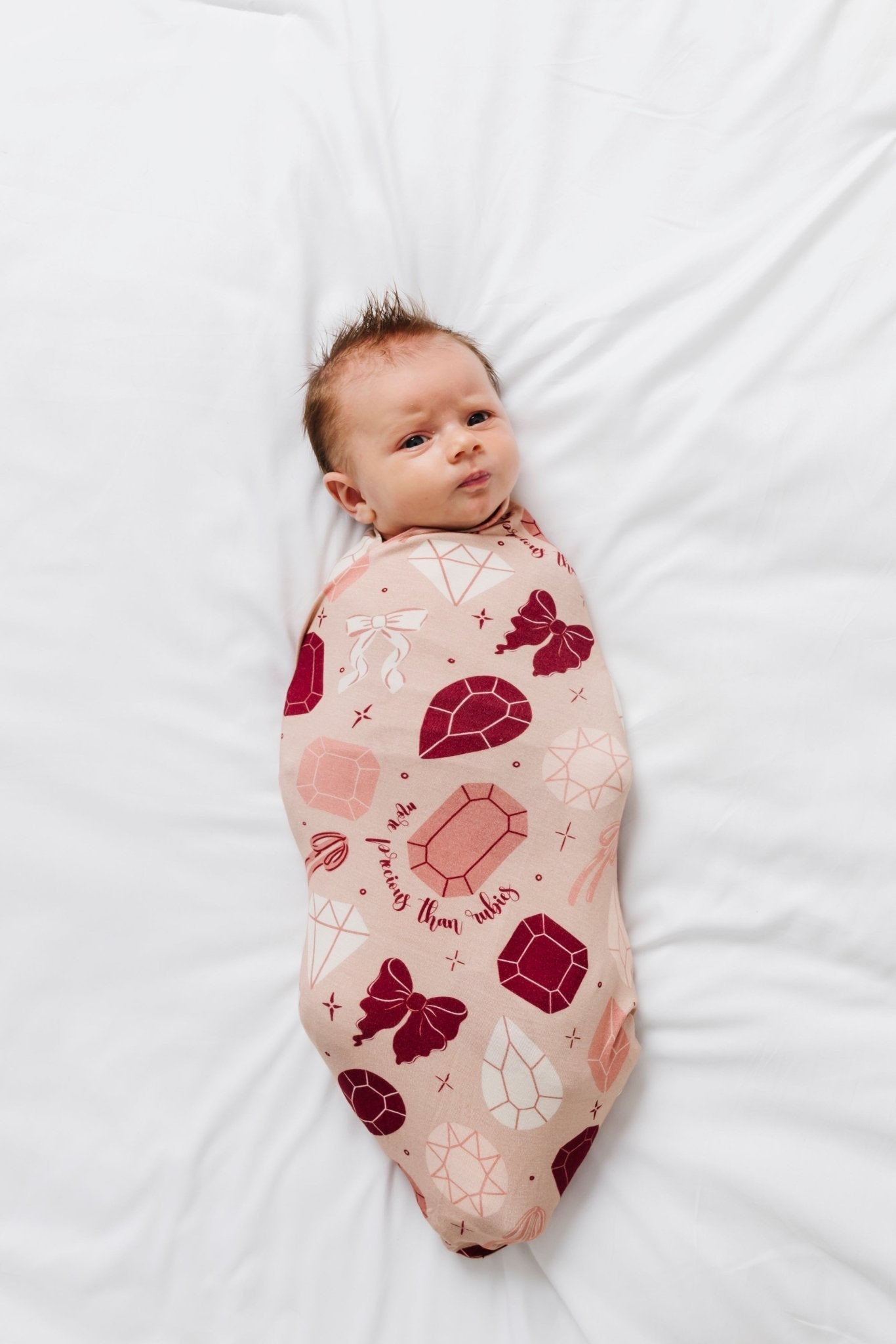 Rubies Stretch Swaddle Blanket
