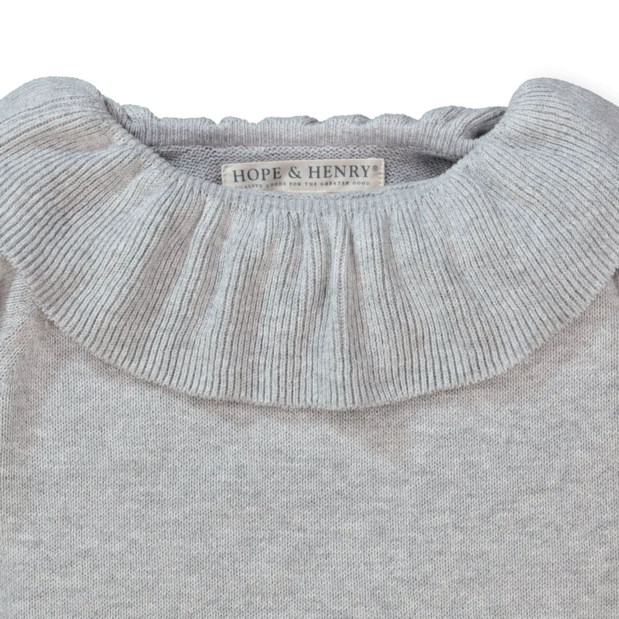 Organic Ruffle Collar Sweater - Baby
