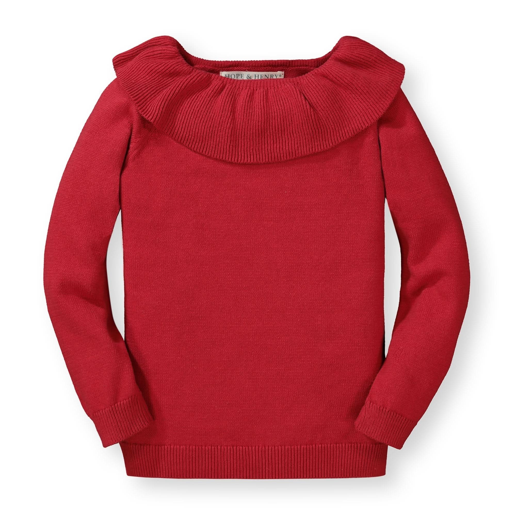 Organic Ruffle Collar Sweater - Baby