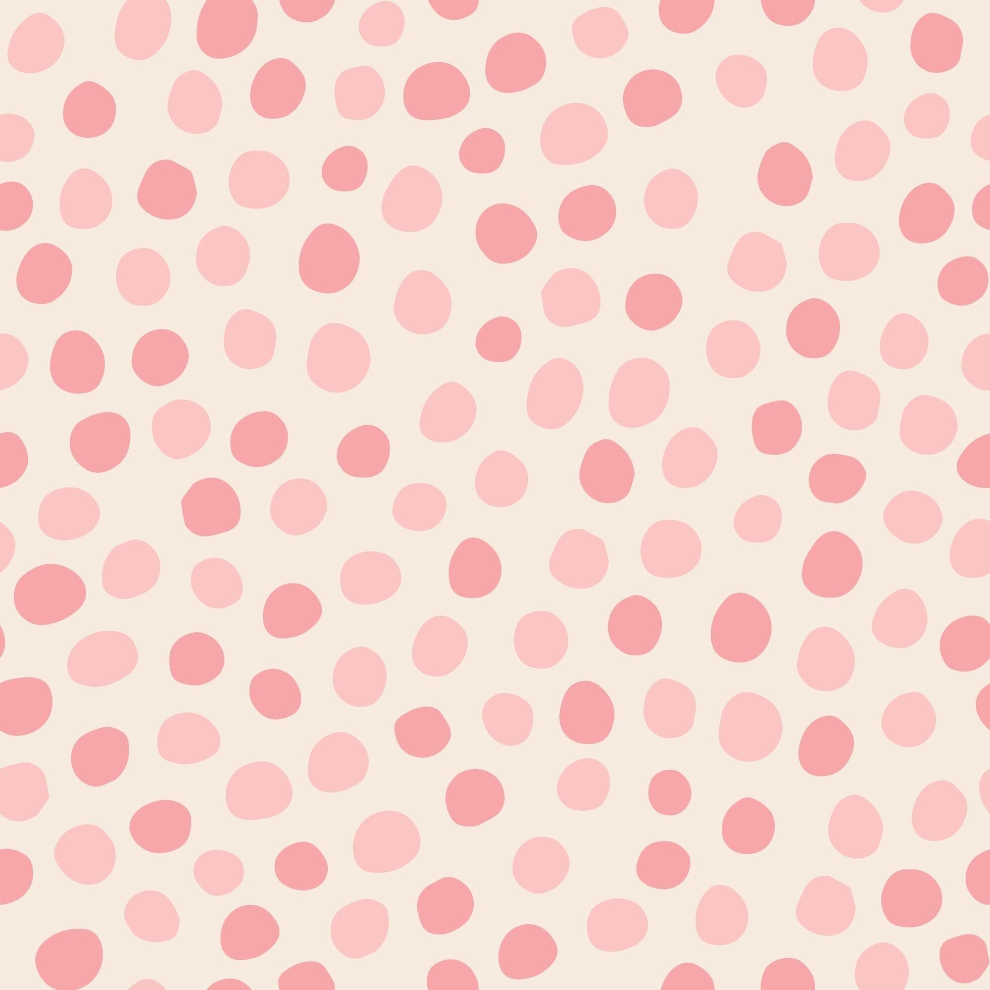 Ruffle Footie - Polka Dot Pink