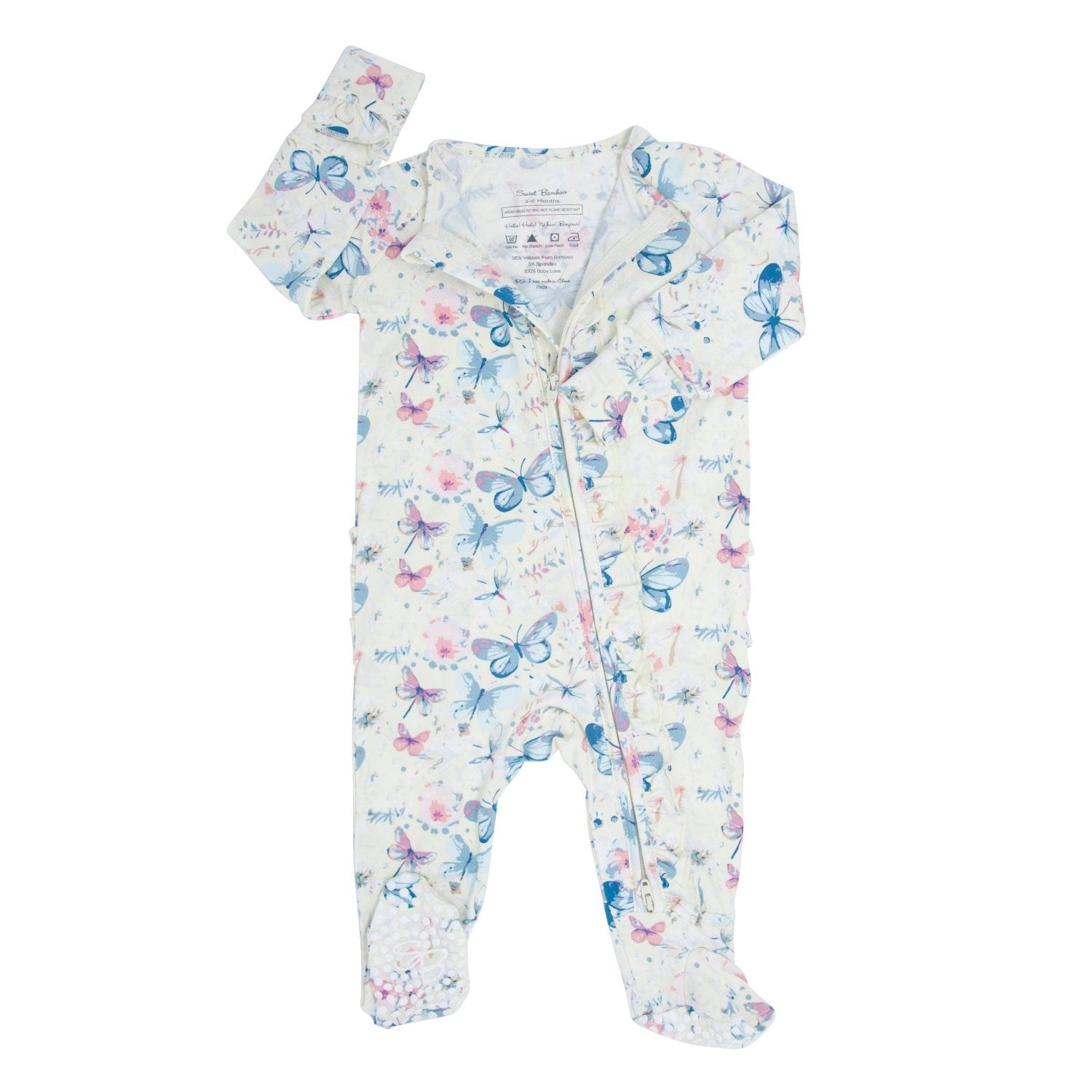 Ruffle Footie - Vanessa