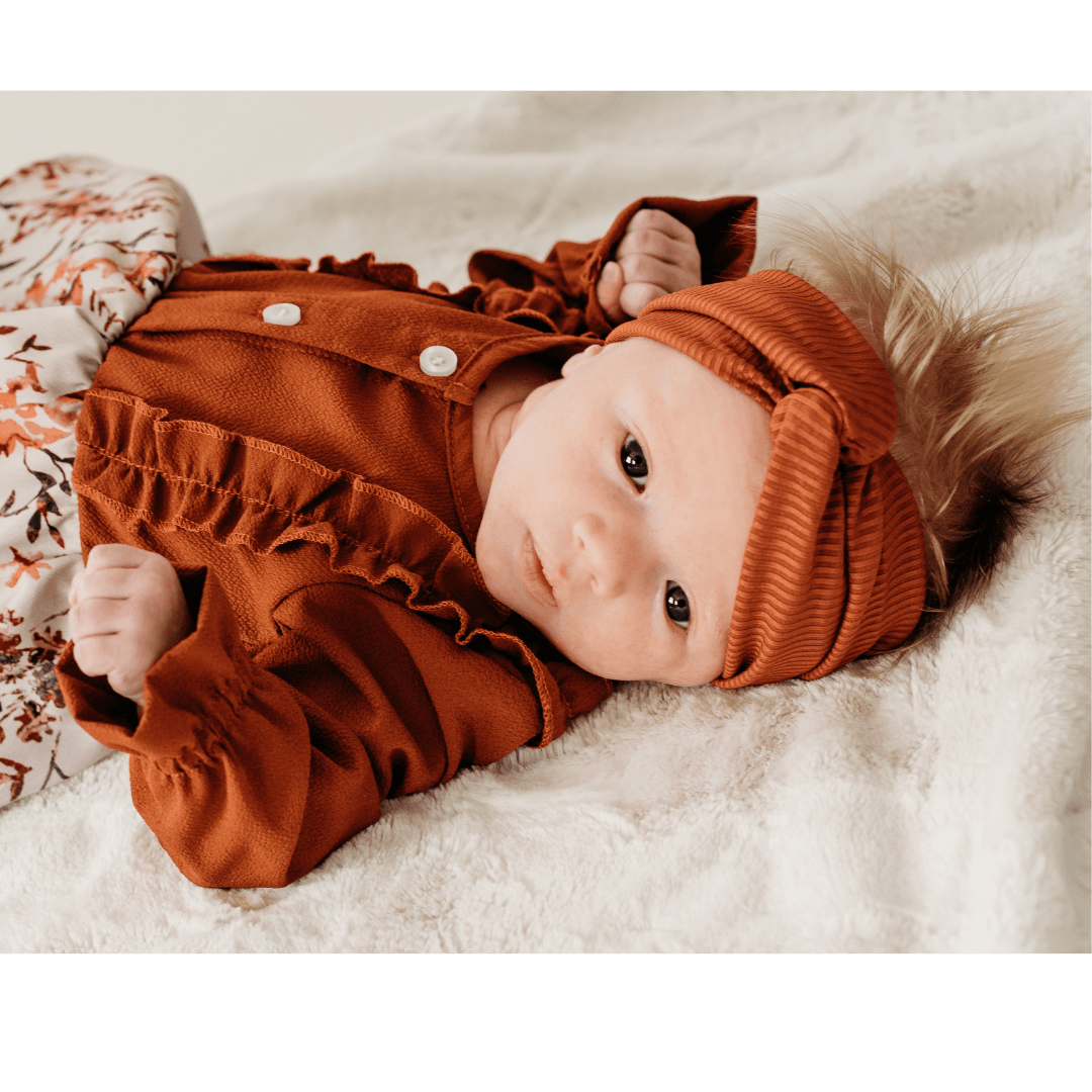 Matching Headbands - Rust