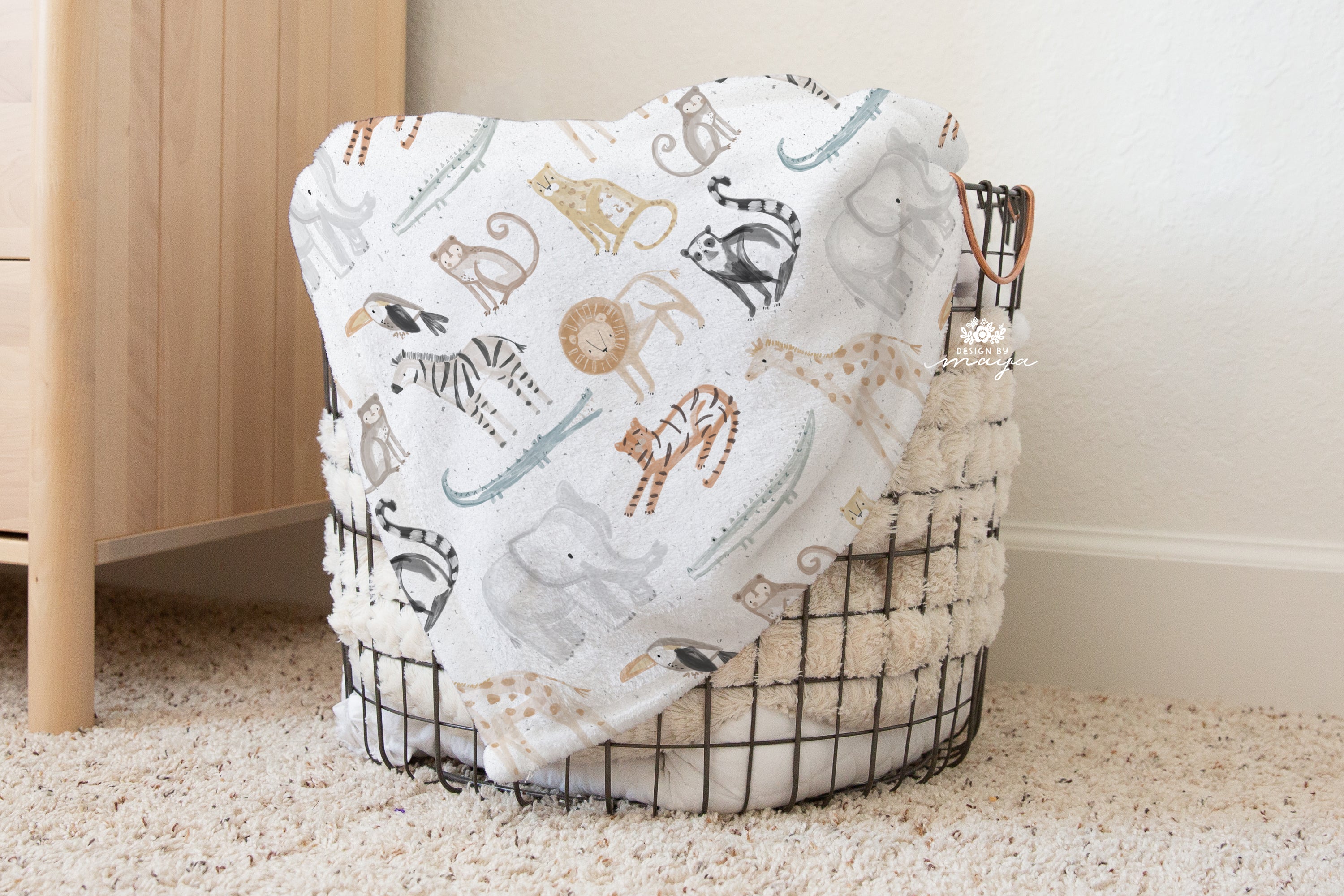 Baby Dogs - Vintage Baby Blanket