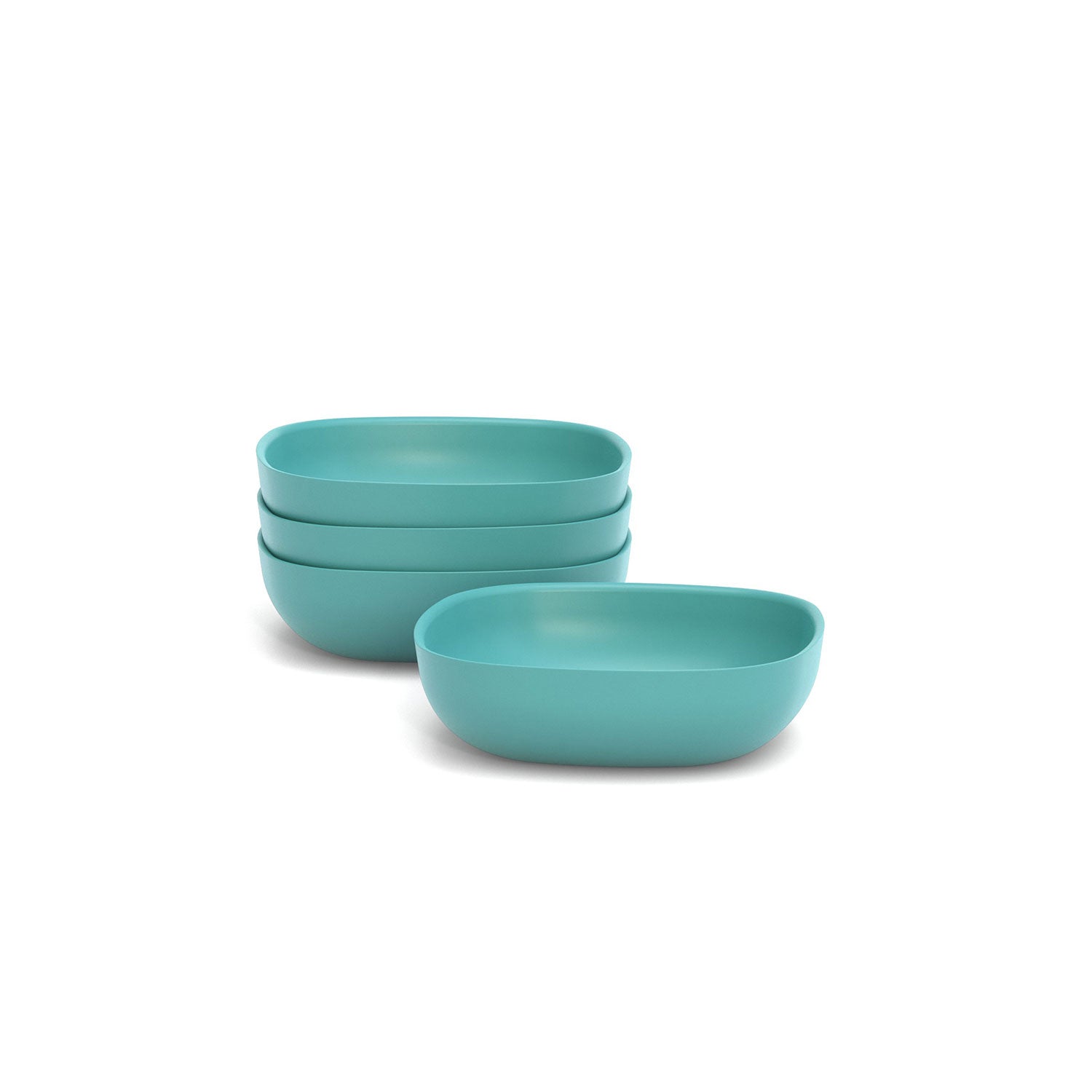 Bamboo Solo Salad Bowl - Set Of 4 - Lagoon
