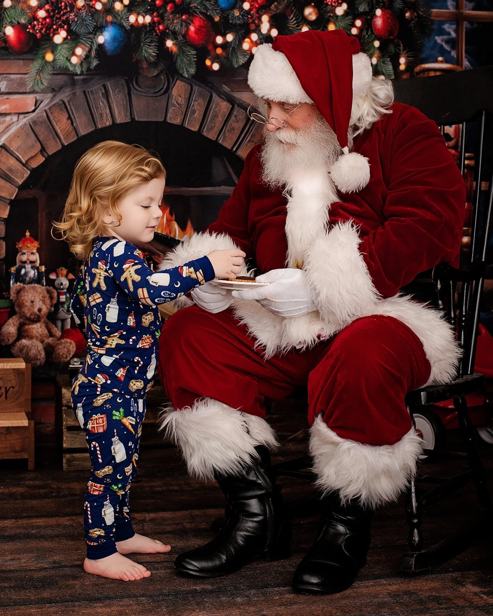 Santa’s Treats Long Sleeve Pj's