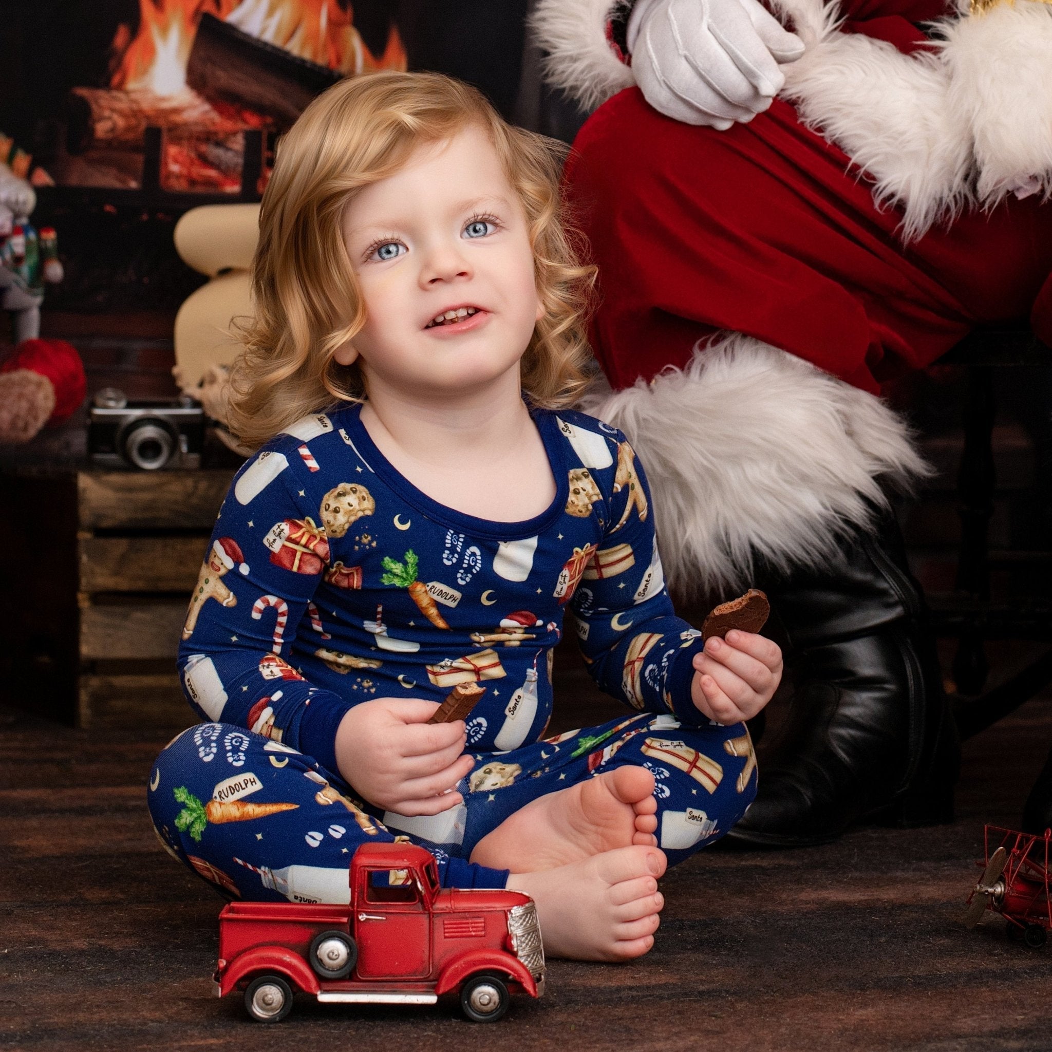 Santa’s Treats Long Sleeve Pj's