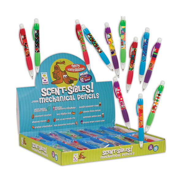 Scent-sibles Mechanical Pencil Assortment - 96 Per Display