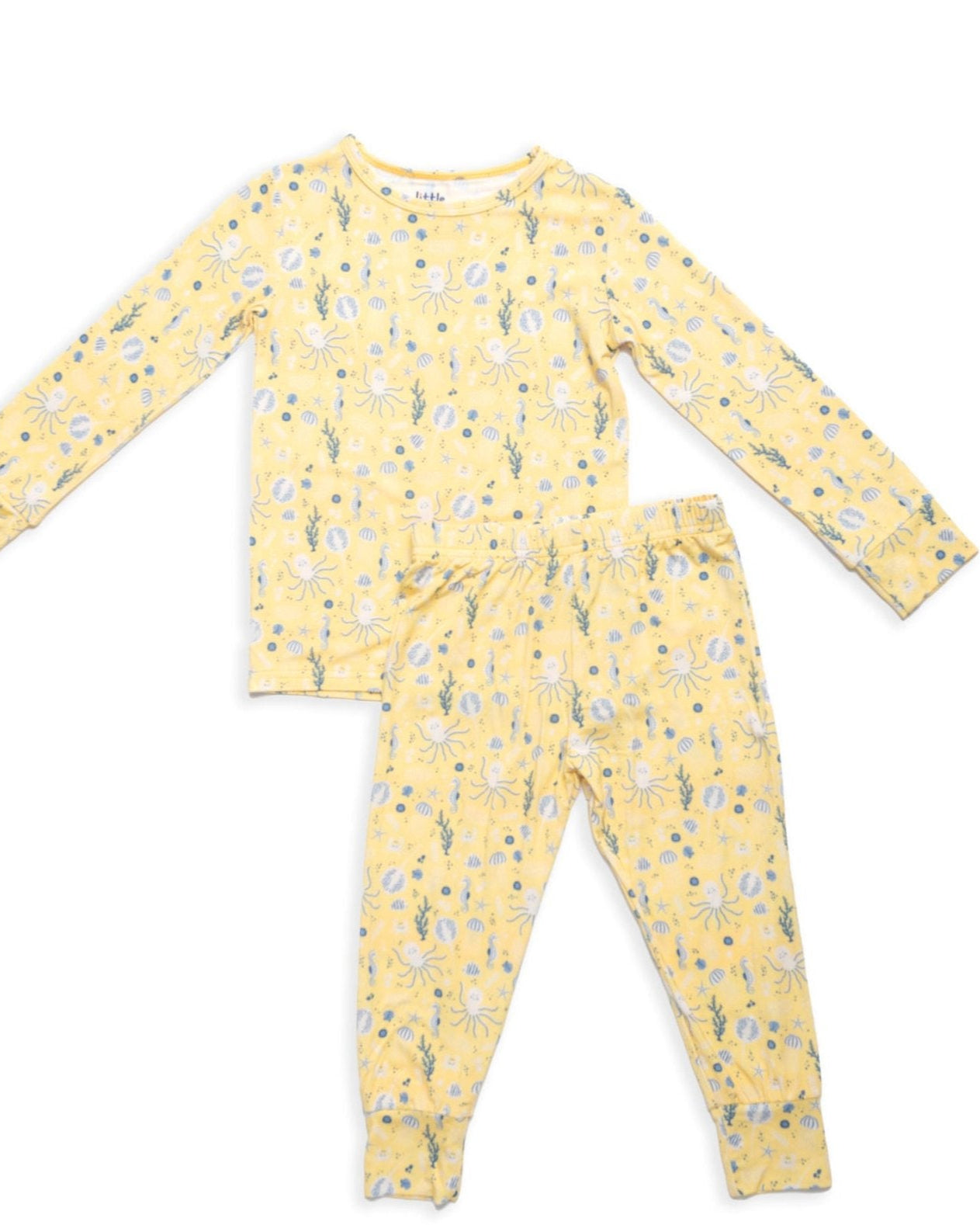 Sea Creatures Bamboo Pajama Set