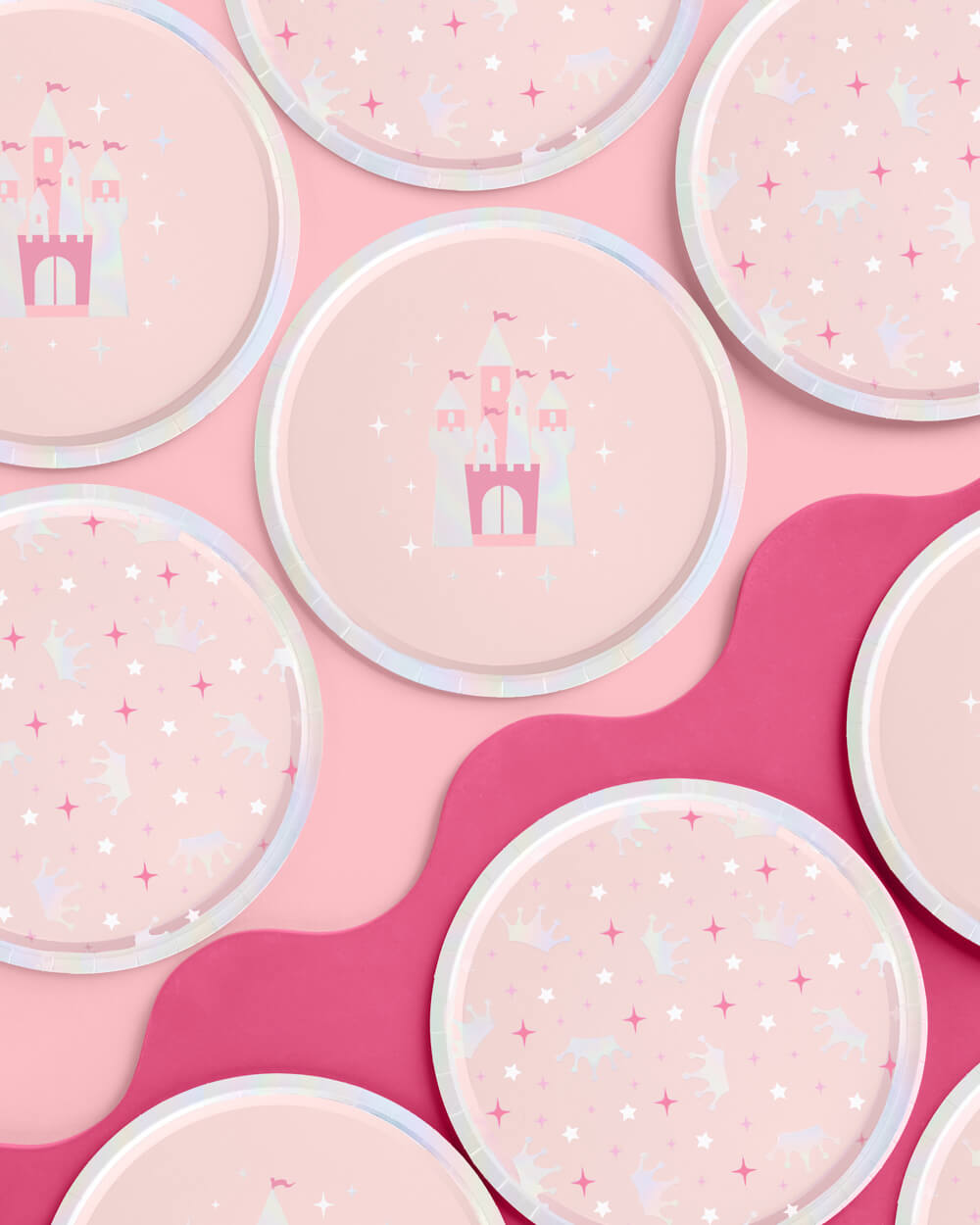 Princess Plates - 24 Paper Plates