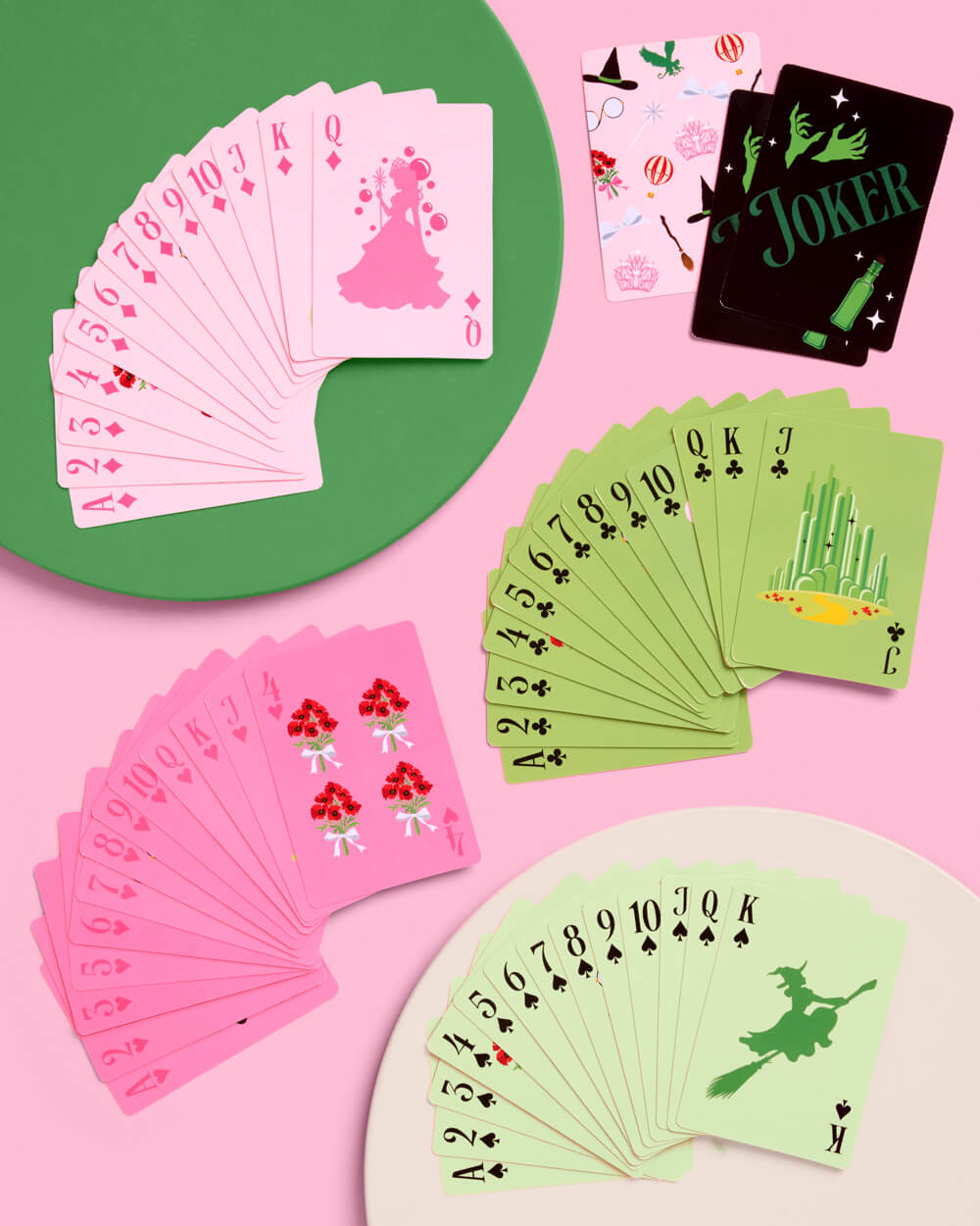 Holding Space Cards - 54 Playing Cards