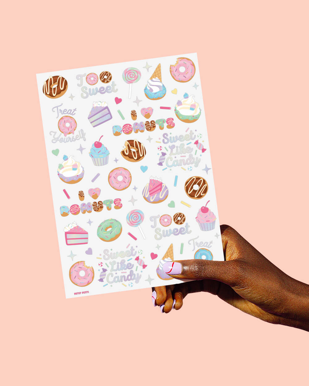 Too Sweet Tats - 48 Foil Temporary Tattoos